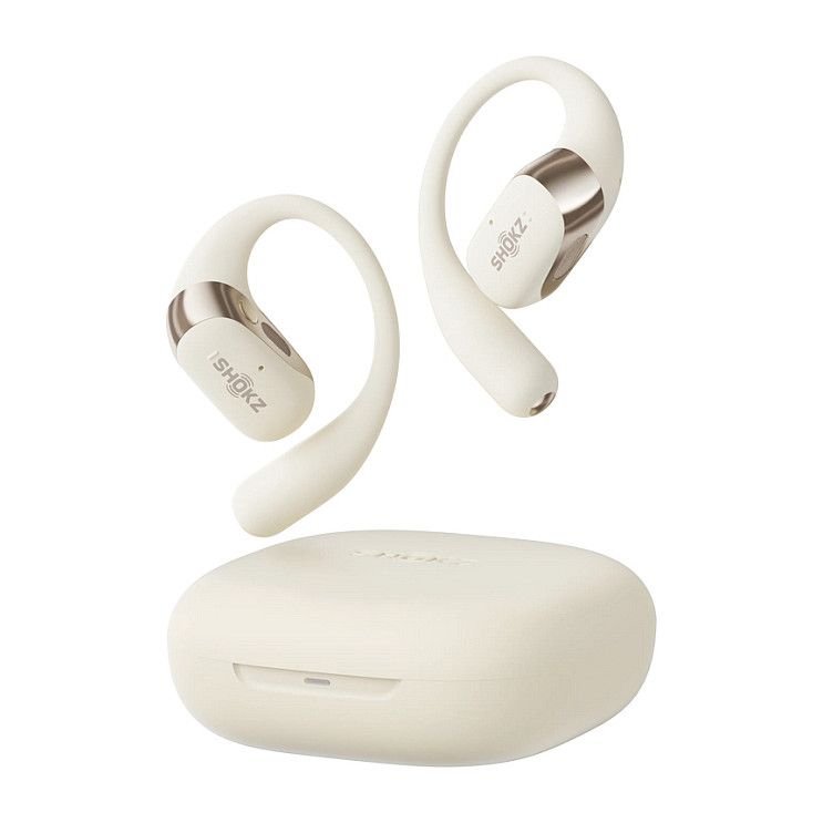Kufje pa Kabllo Shokz OpenFit 2 Bone Conduction – Bezhë - Figura 2