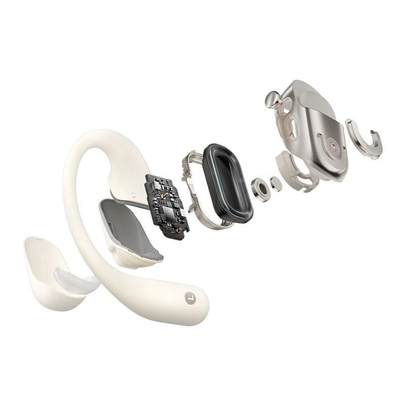 Kufje pa Kabllo Shokz OpenFit 2 Bone Conduction – Bezhë - Figura 4