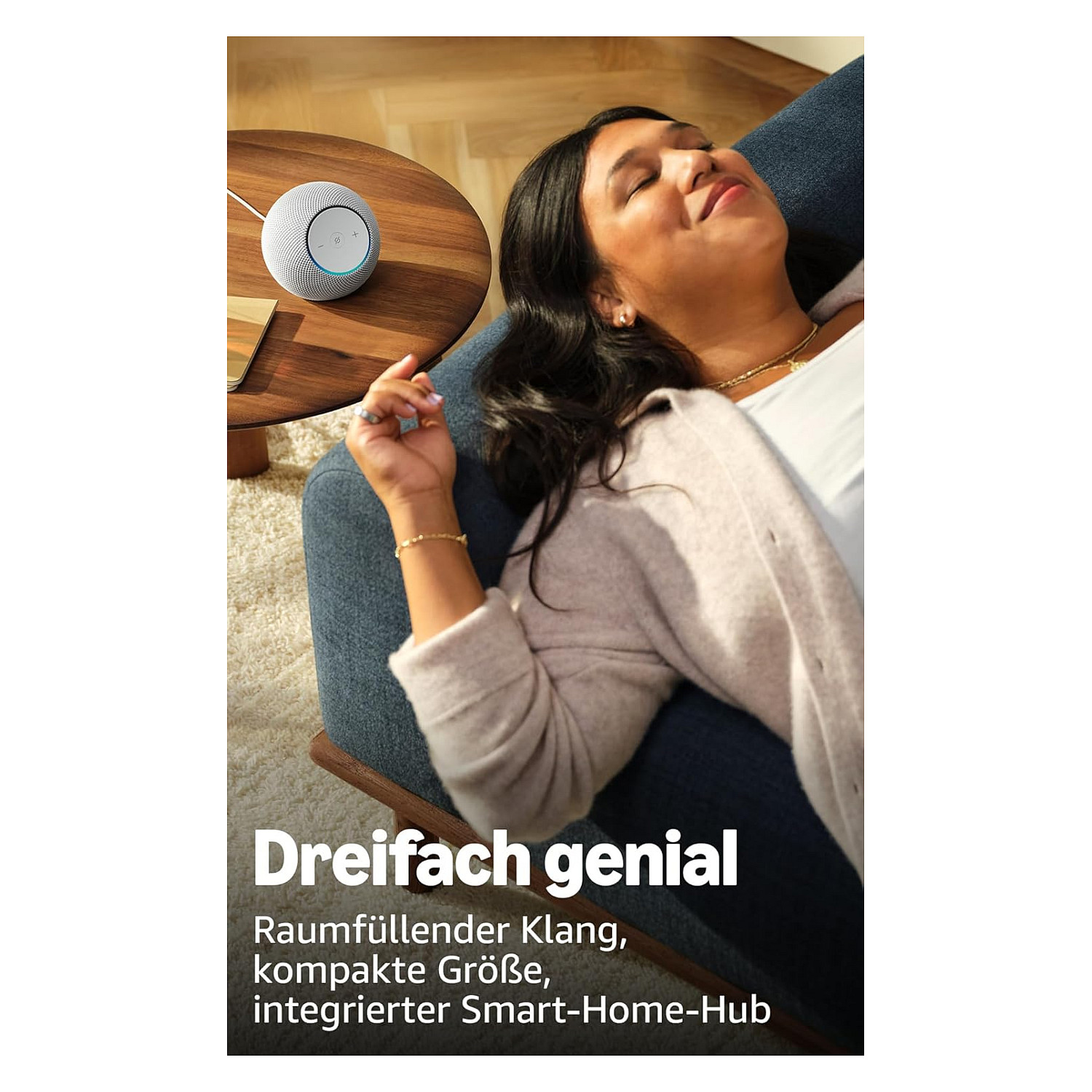 Altoparlant Inteligjent Amazon Echo Dot Max - Bardhë - Figura 3