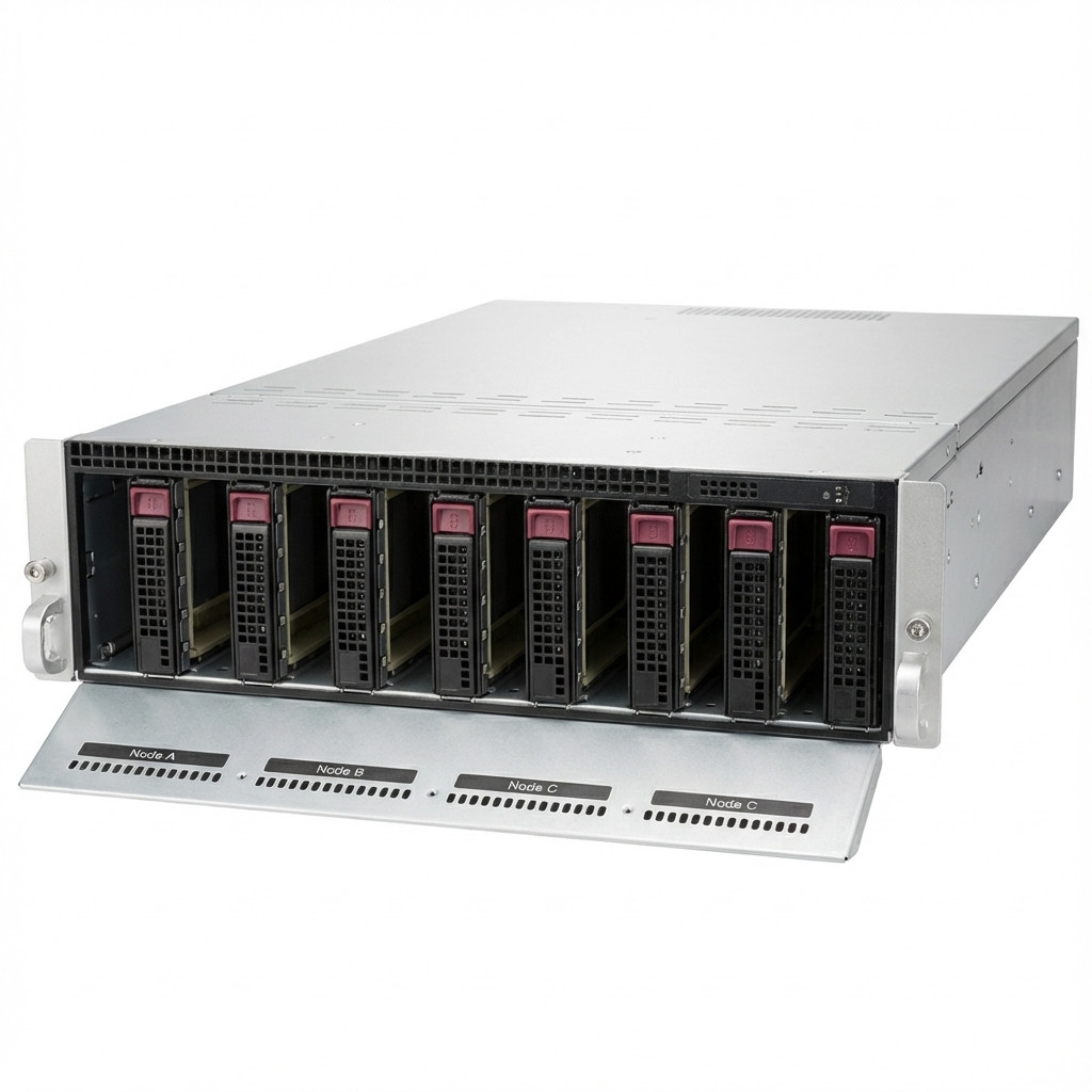 Supermicro PIO-5038MA-H24TRF-NODE Barebone MicroCloud Server 3U 24-Node Redundant PSU