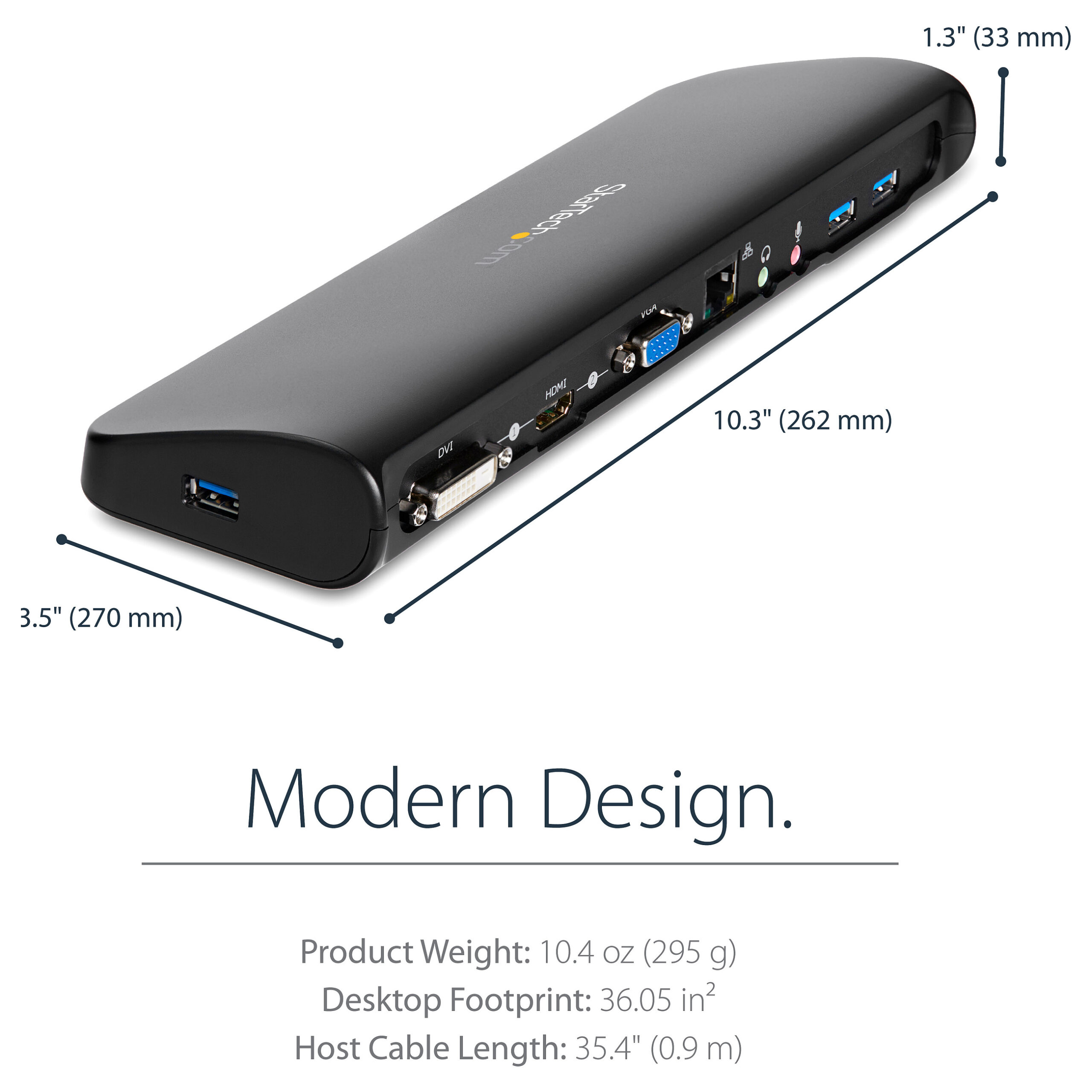 Docking Station for Laptop StarTech DUAL VIDEO USB 3.0 - Figura 3