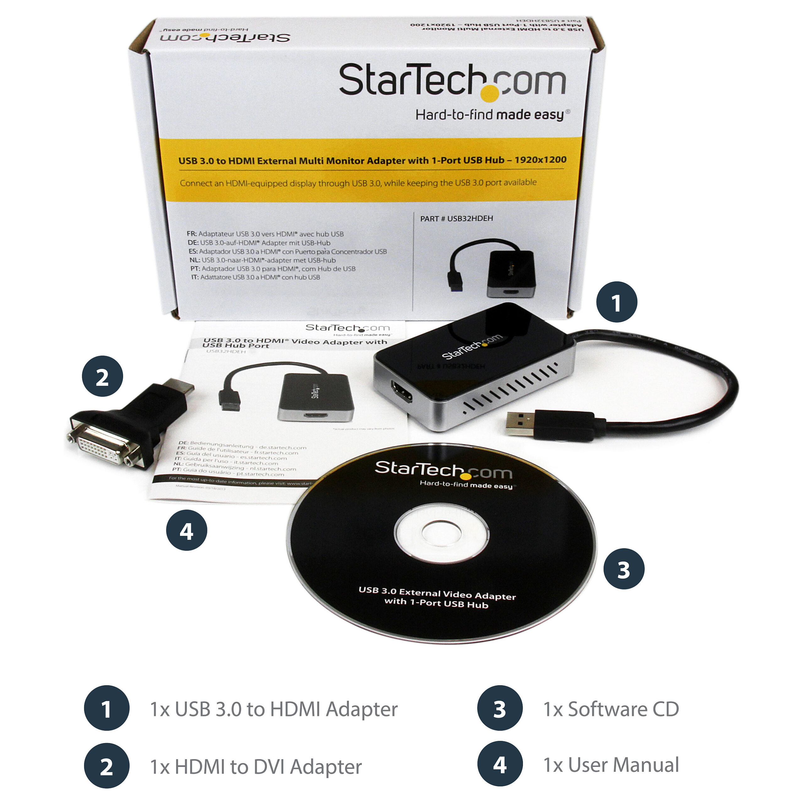 HUB StarTech USB 3 TO HDMI W/ USB - Figura 3