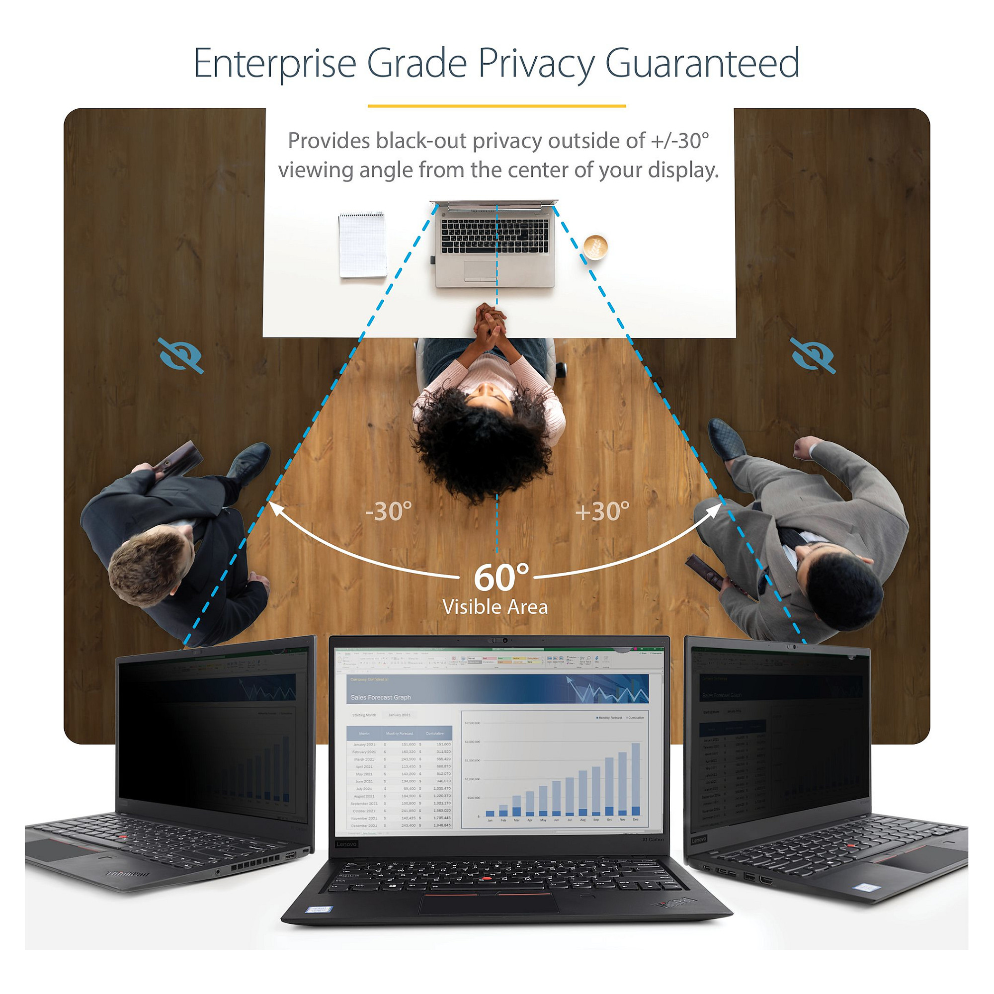 Xham mbrojtës StarTech 15.6 LAPTOP PRIVACY FILTER - Figura 2