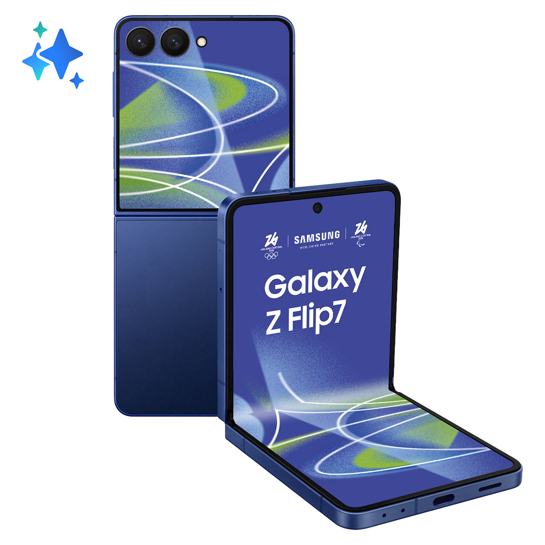Telefon Samsung Galaxy Z Flip7 5G / Dual SIM / 12GB / 512GB - Blu