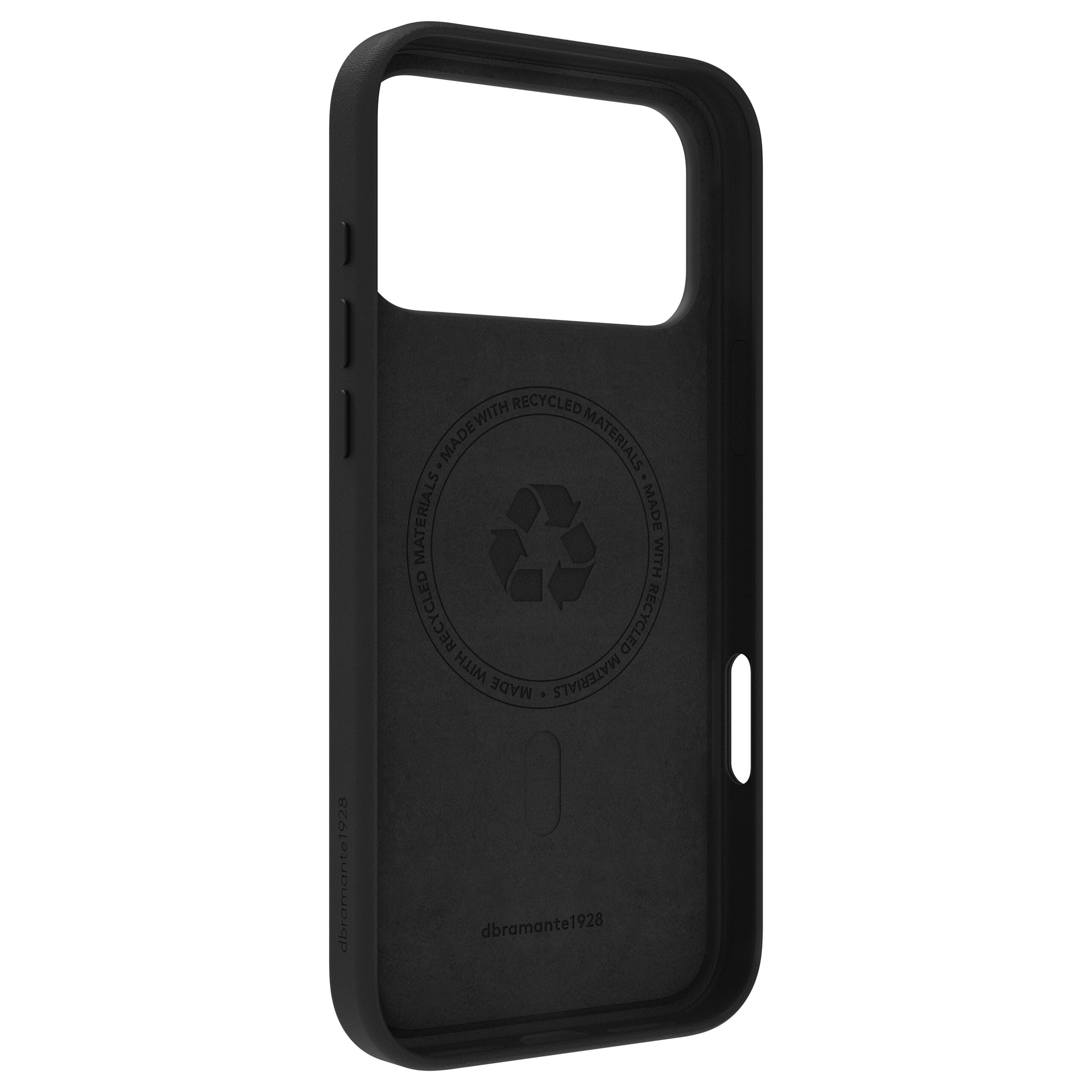 Aksesorë për telefon dbramante1928 Roskilde Leather Back Cover Case / for Apple iPhone 17 Pro Max / MagSafe Compatible – Zezë - Figura 2