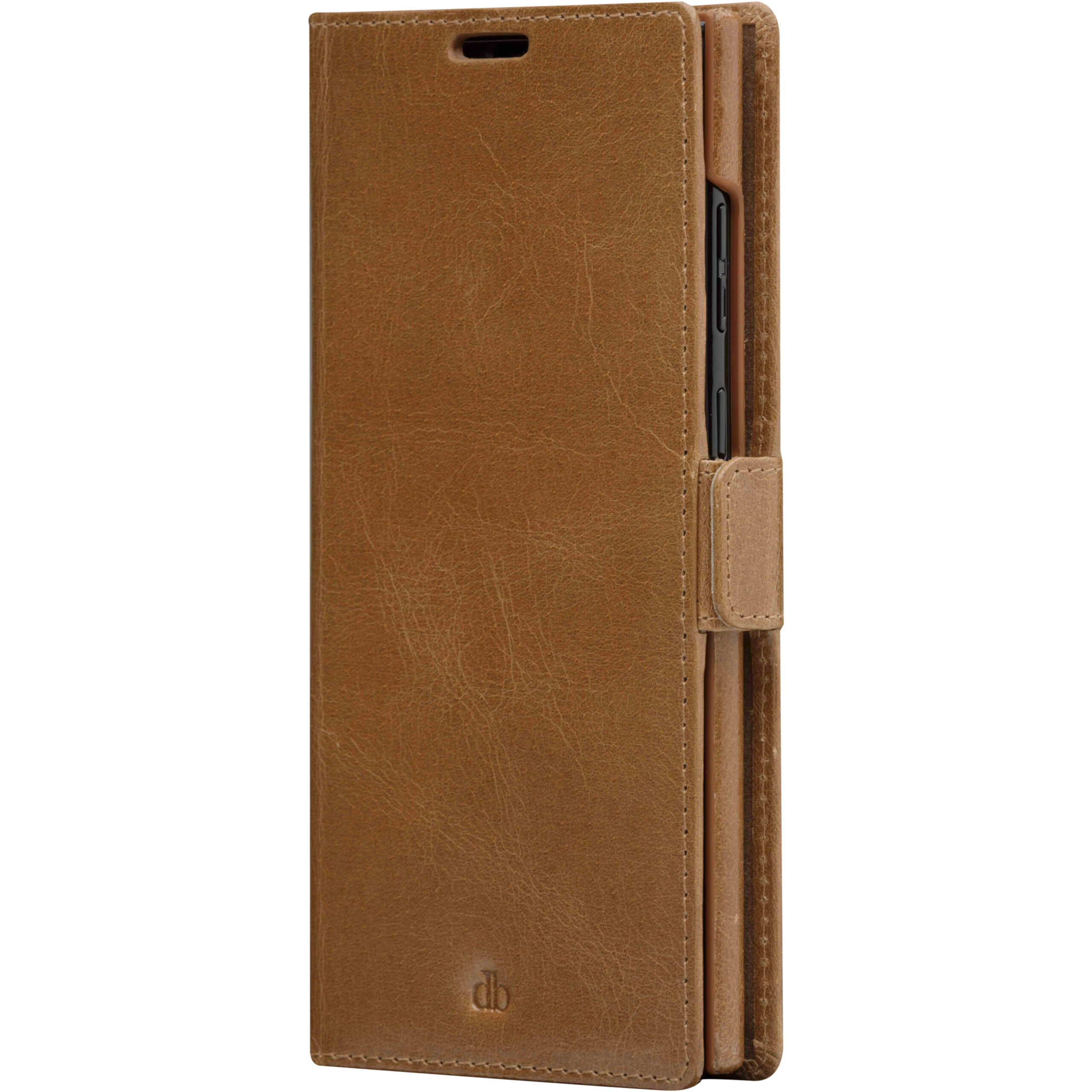Aksesorë për telefon dbramante1928 Lynge Leather Flip Case / for Samsung Galaxy S22 Ultra – Kafe e hapur - Figura 5
