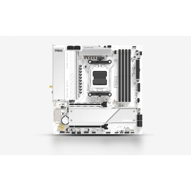 Pllakë Amë AMD AM5 Sapphire PURE B850M WIFI / DDR5 / mATX / HDMI+DP - Figura 2