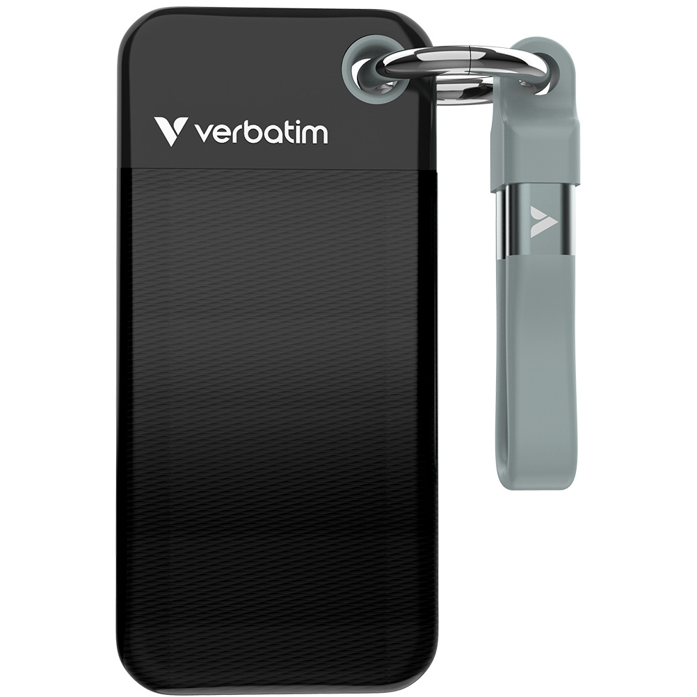 SSD të Jashtme Verbatim Pocket SSD / USB 3.2 / 1TB - Zezë/Gri