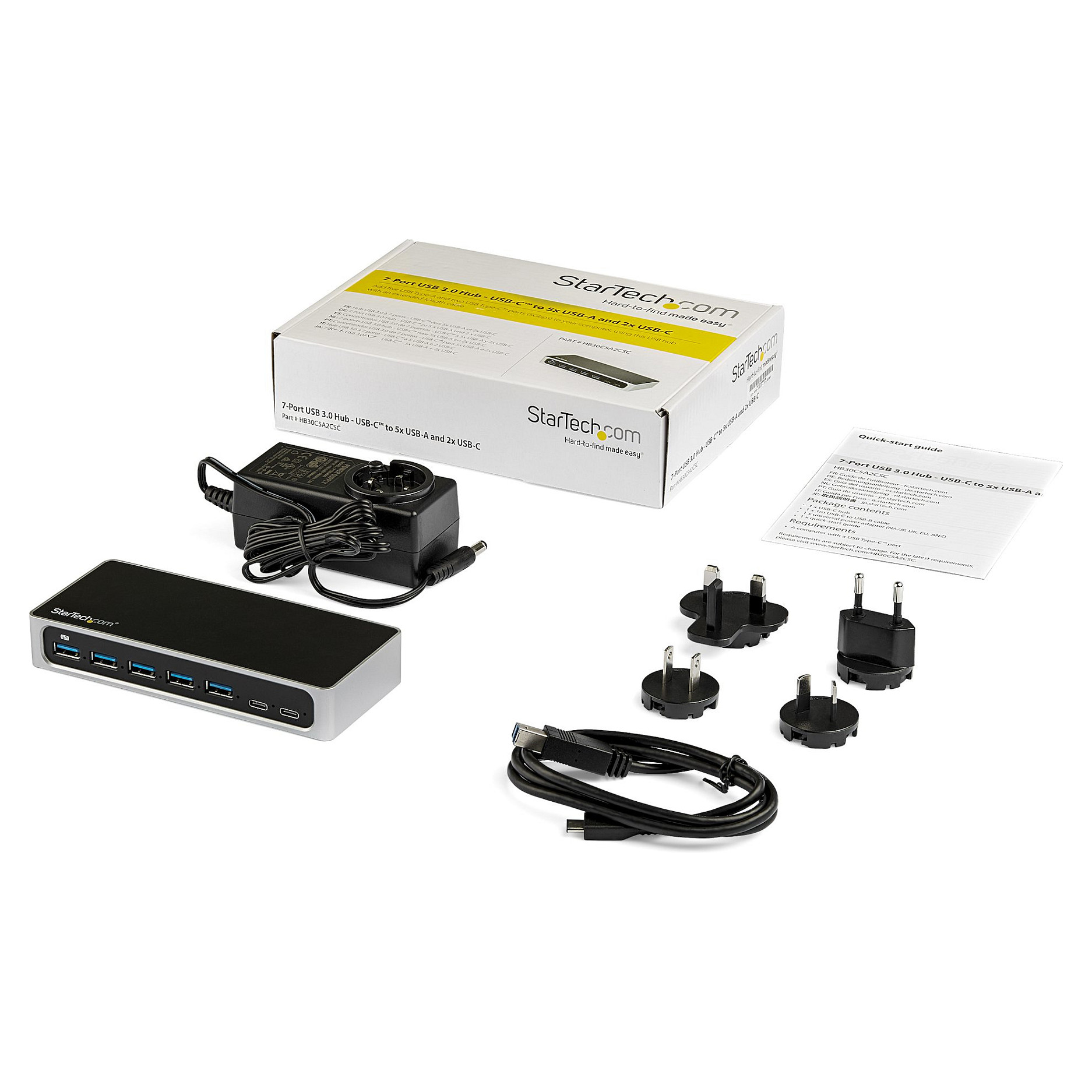 Hub StarTech HB30C5A2CSC / 7 Port USB-C Hub / USB-C to 5x USB-A and 2x USB-C - Figura 5