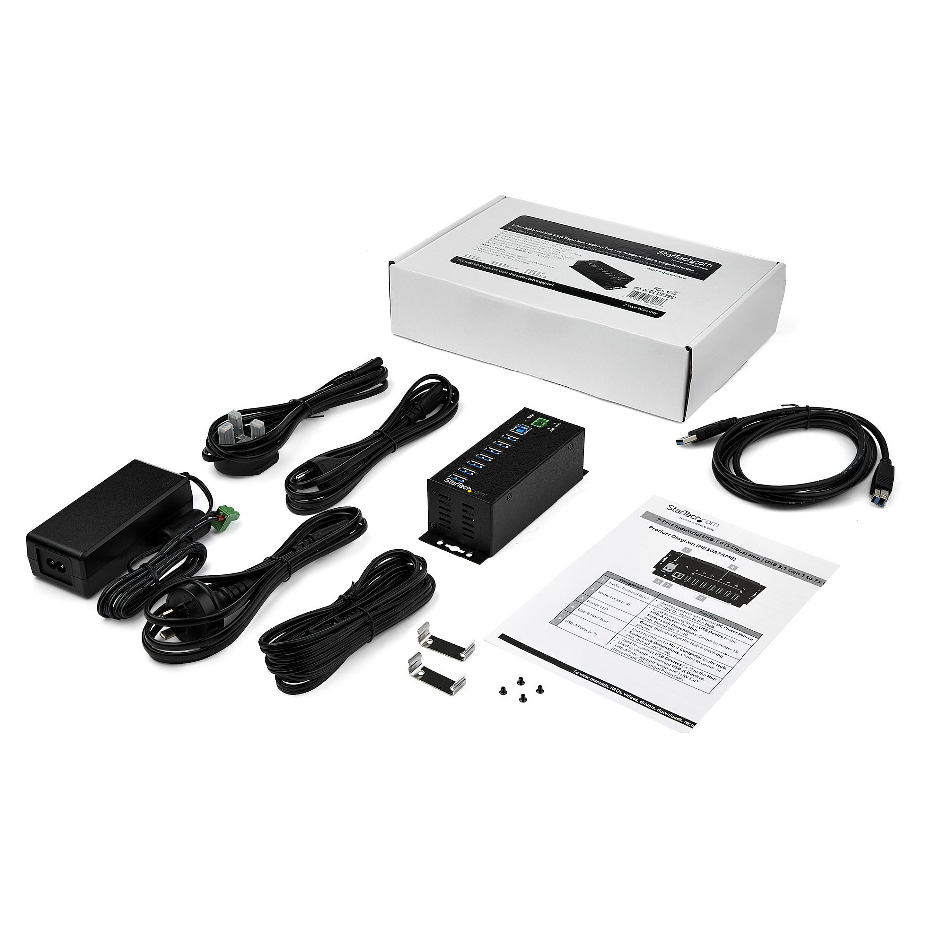 Hub StarTech HB30A7AME 7-Port USB-B to 7 x USB-A - Figura 4