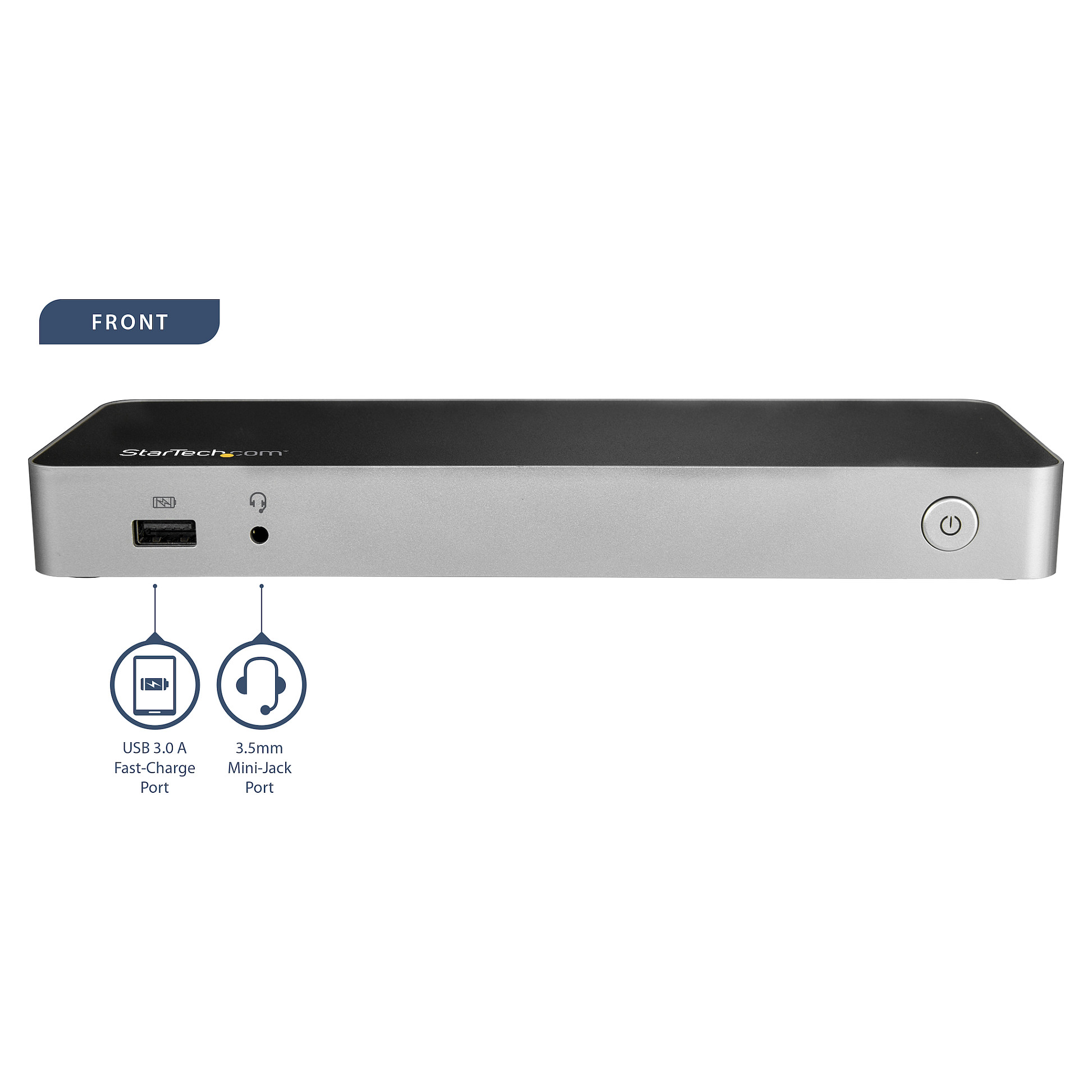 Docking Station StarTech USB-C Dual Monitor HDMI & DisplayPort 4K 60W - Figura 3