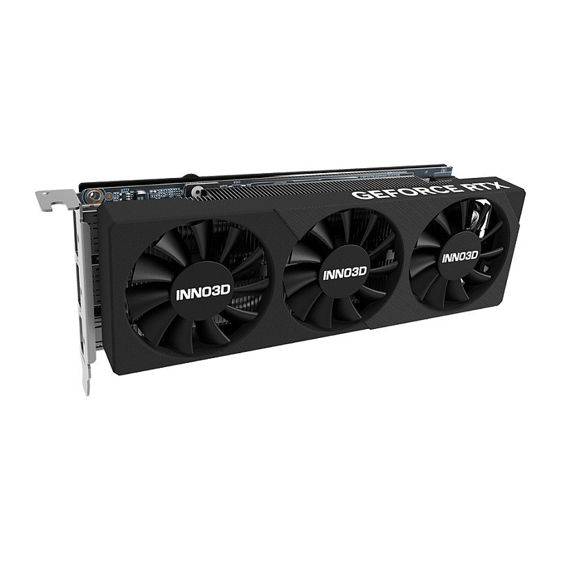 Kartelë Grafike Nvidia Inno3D RTX 5060 8GB X3 LP GDDR7 3 Fan – Zezë - Figura 2