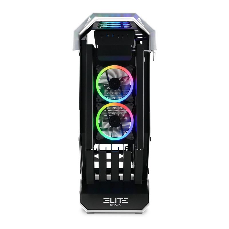 Kasë Midi Sharkoon ELITE SHARK CA700 – Zezë/Bardhë - Figura 3