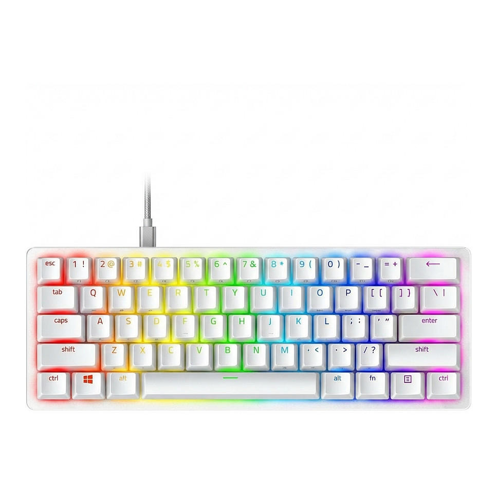 Tastierë Gaming Razer Huntsman V3 Pro Mini / Wired / German Language – Bardhë