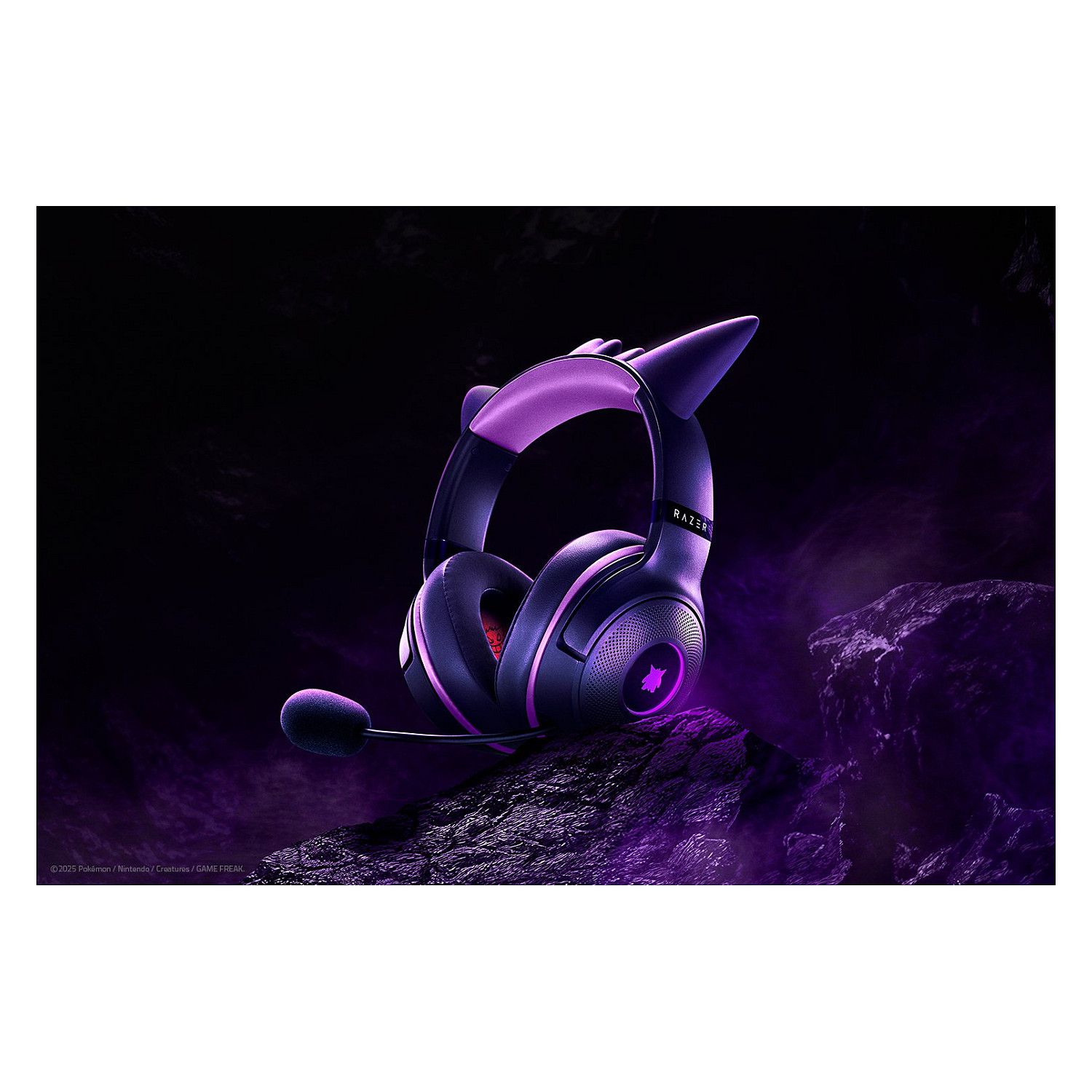 Kufje Gaming Razer Kraken Kitty V2 Pokémon Gengar Edition – Vjollcë - Figura 4