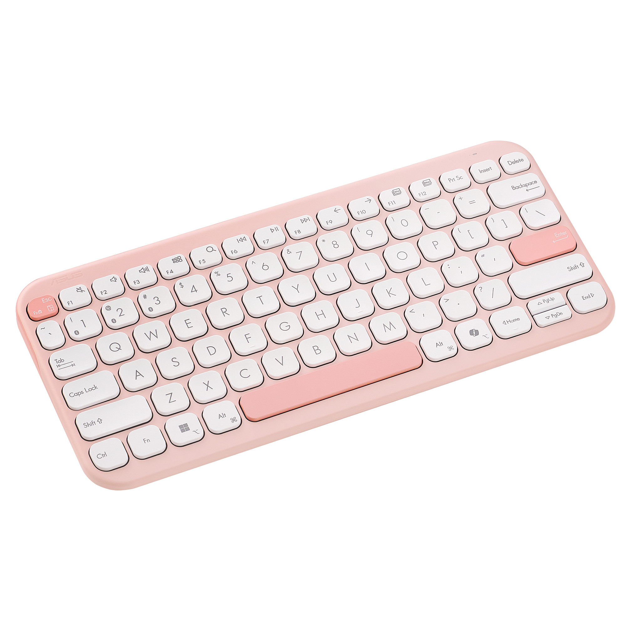 Tastierë pa Kabllo ASUS Marshmallow KW100 / QWERTZ – Rozë - Figura 2