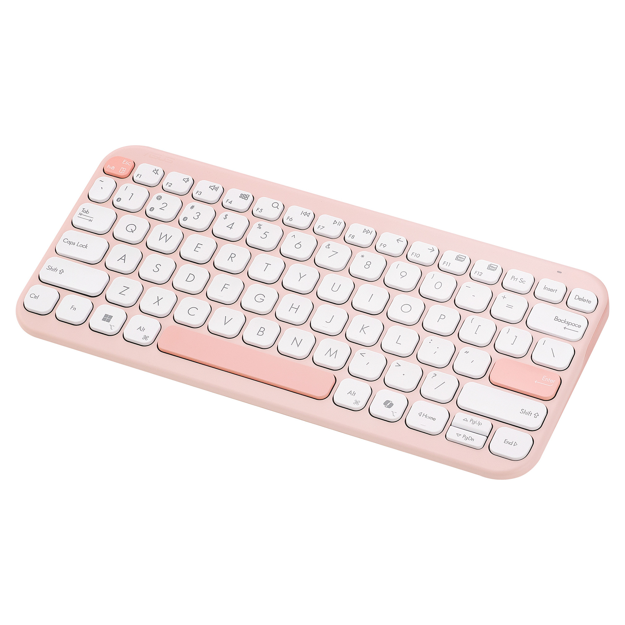 Tastierë pa Kabllo ASUS Marshmallow KW100 / QWERTZ – Rozë - Figura 3