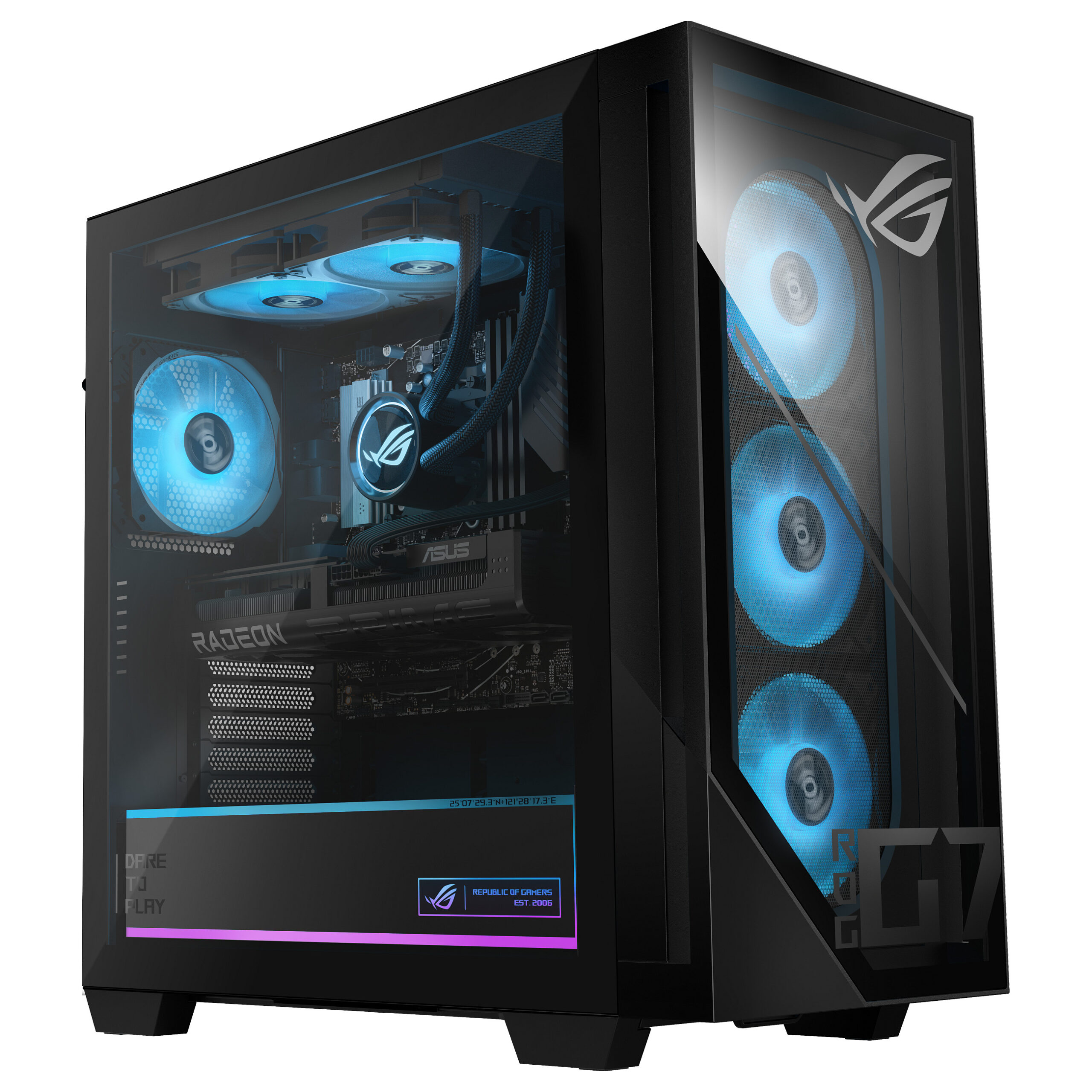 Kompjuter Gaming ASUS ROG GM700 / Ryzen 7 8700F / 32GB DDR5 / 2TB / RTX 5060 Ti - Zezë - Figura 2