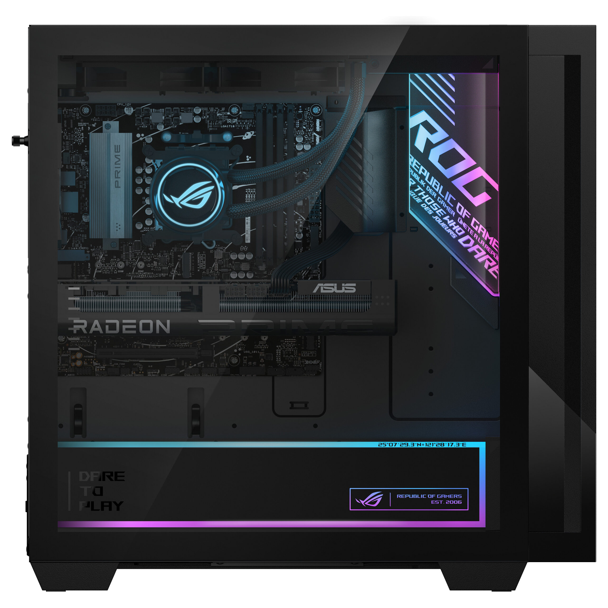 Kompjuter Gaming ASUS ROG GM700 / Ryzen 7 8700F / 32GB DDR5 / 2TB / RTX 5060 Ti - Zezë - Figura 3