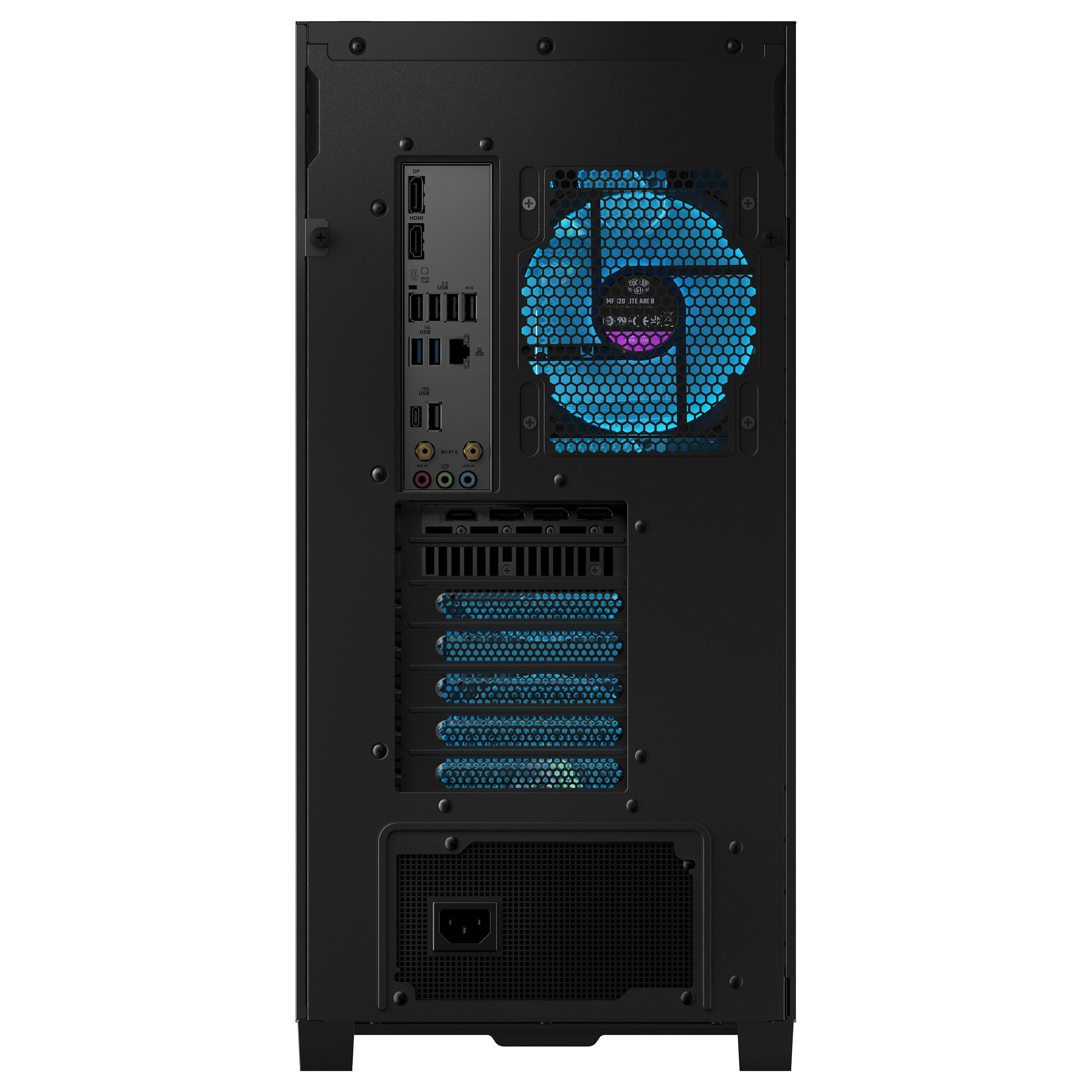 Kompjuter Gaming ASUS ROG GM700 / Ryzen 7 8700F / 32GB DDR5 / 2TB / RTX 5060 Ti - Zezë - Figura 4
