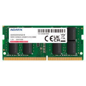 RAM Memorie DDR4 / 16GB / SO-DIMM / 3200MHz / Dual-Kit / ADATA / (2x8GB)
