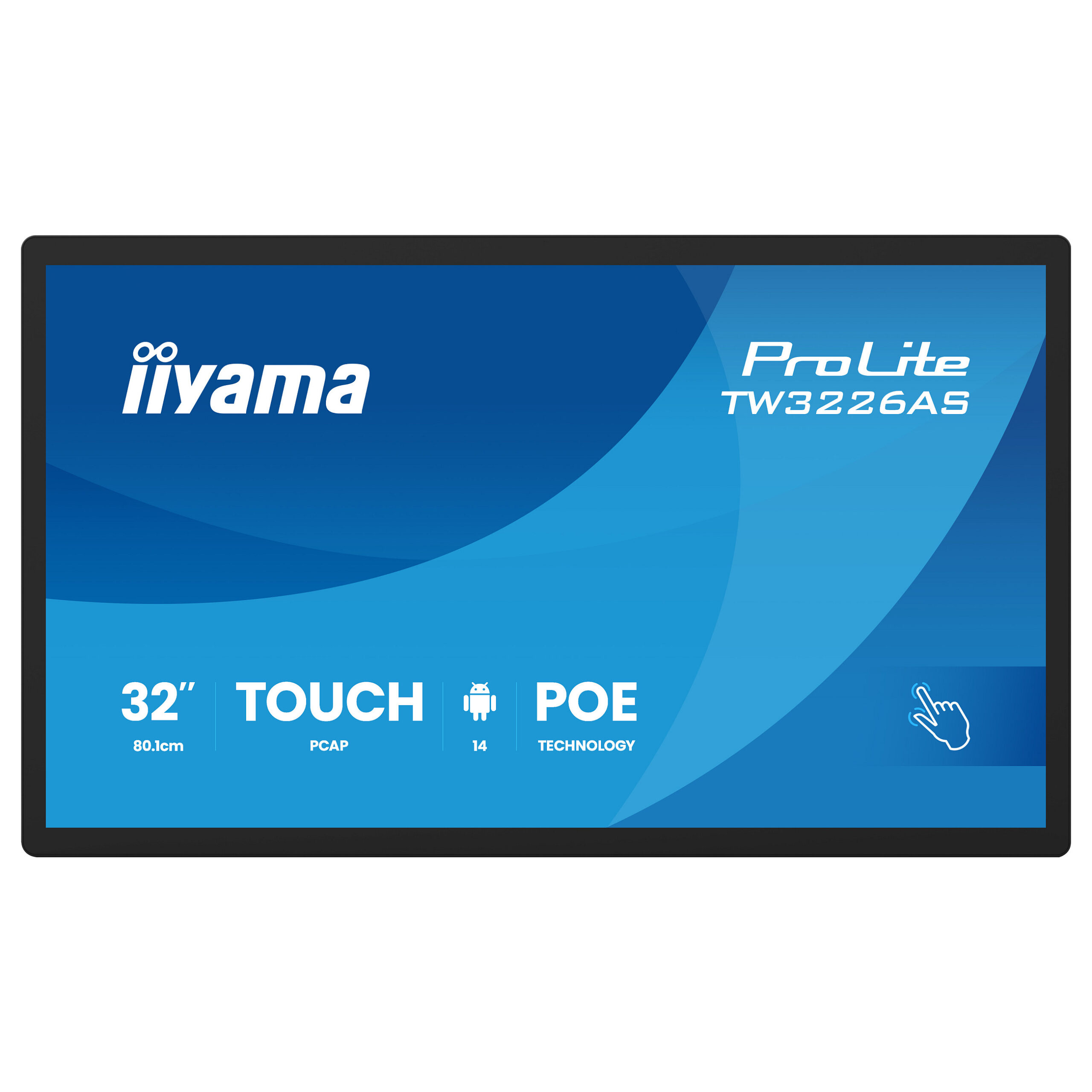 Monitor iiyama ProLite TW3226AS-B3P / 31.5" Full HD VA / Touch / 60Hz / 8ms / HDMI+USB - Zezë - Figura 2
