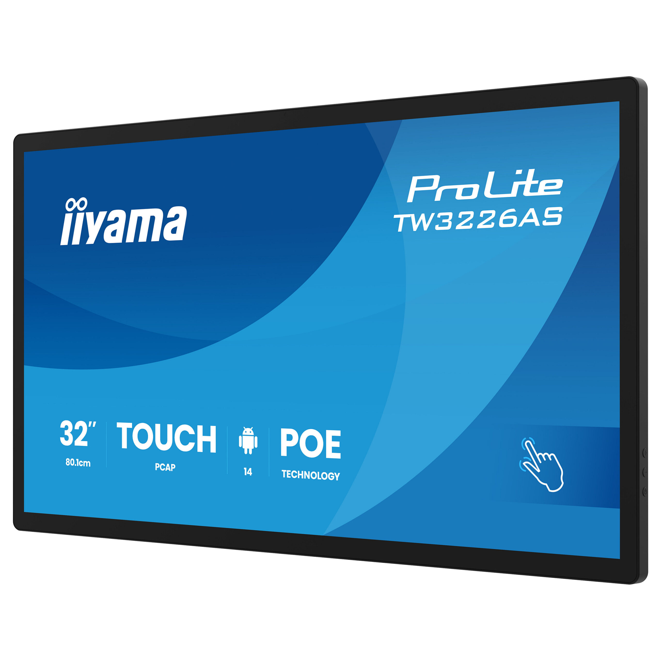 Monitor iiyama ProLite TW3226AS-B3P / 31.5" Full HD VA / Touch / 60Hz / 8ms / HDMI+USB - Zezë - Figura 3