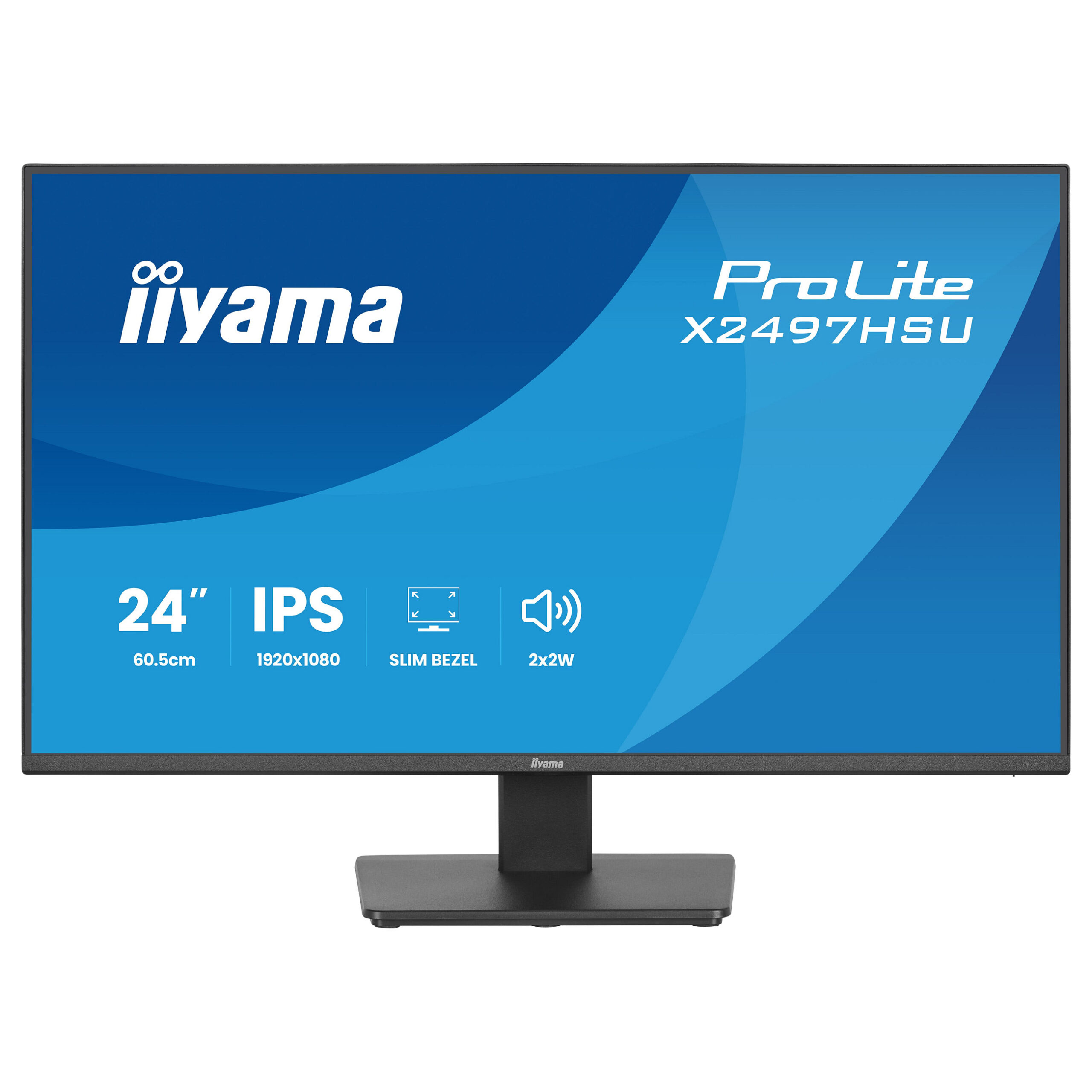 Monitor iiyama ProLite X2497HSU-B1 / 23.8"/ Full HD IPS / LED / 120Hz / 4ms / USB-B + USB-A + USB-C + HDMI + DisplayPort - Zezë - Figura 2
