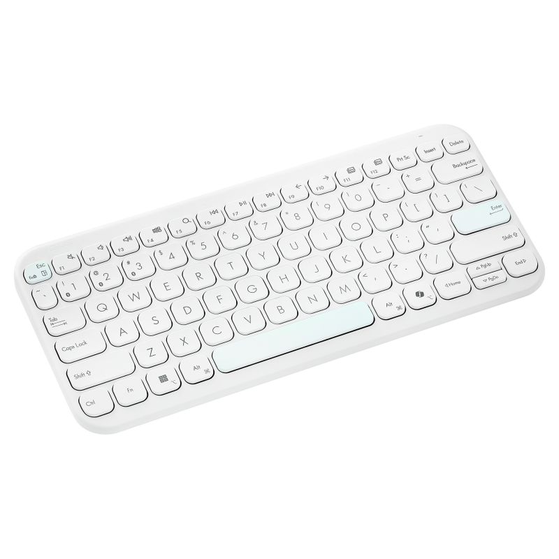 Tastierë pa Kabllo ASUS Marshmallow KW100 / QWERTZ – Bardhë - Figura 2