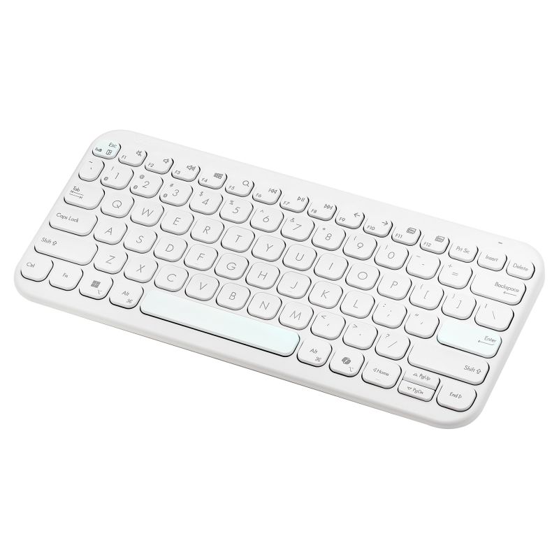 Tastierë pa Kabllo ASUS Marshmallow KW100 / QWERTZ – Bardhë - Figura 3