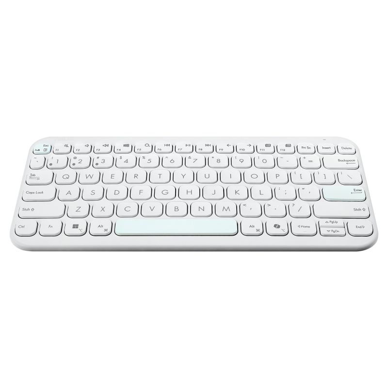 Tastierë pa Kabllo ASUS Marshmallow KW100 / QWERTZ – Bardhë - Figura 4