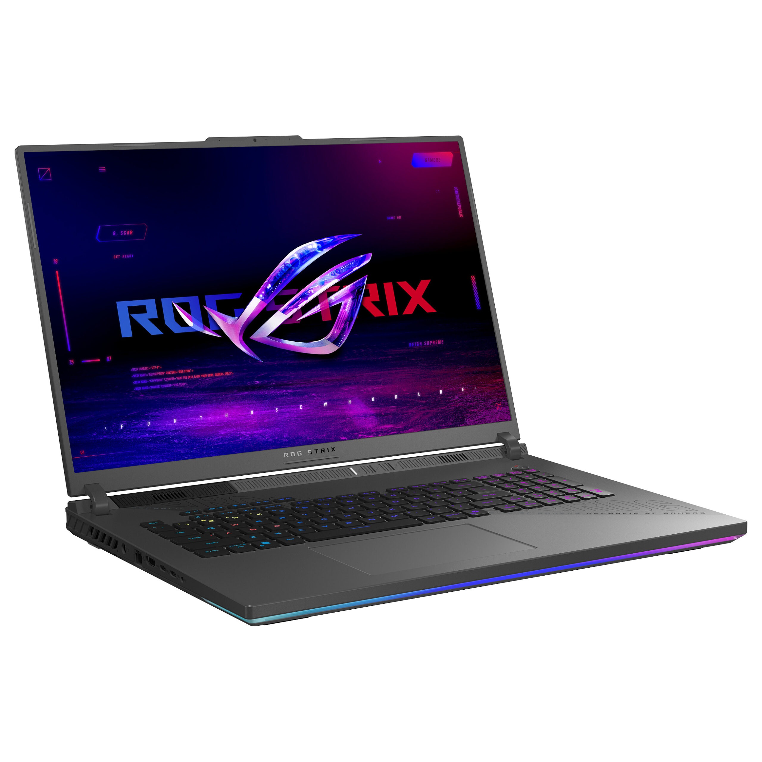 Laptop Gaming ASUS ROG Strix G18 G814FP-S9006W / R9-9955HX / 32GB DDR5 / 1TB / 18" WQXGA IPS AG 240Hz / RTX 5070 - Gri e Errët - Figura 3