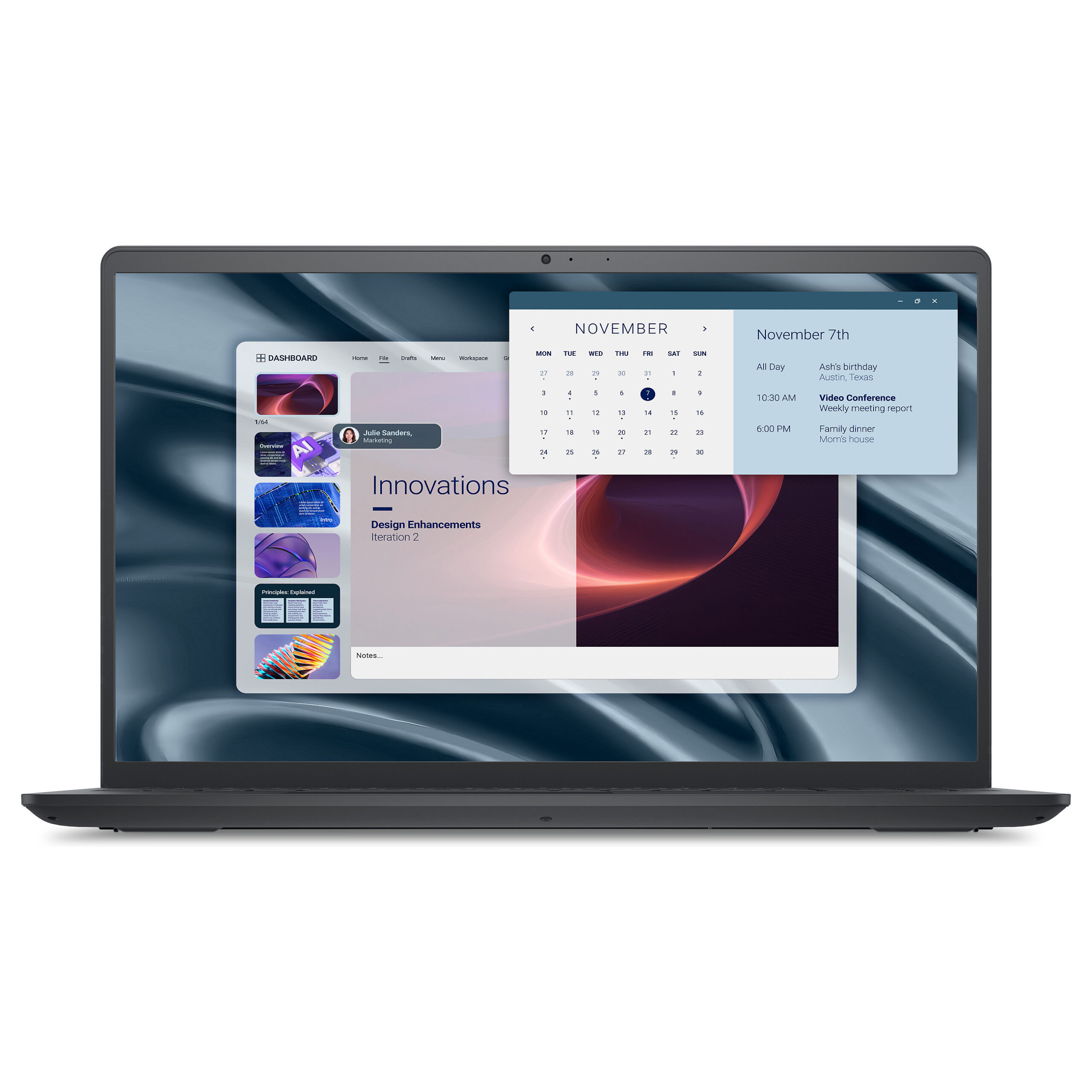 Laptop Dell PRO 15 ESSENTIAL PV15255 / Ryzen 3 7320U / 8GB LPDDR5 / 512GB / 15.6" Full HD IPS / Radeon 610M / DE - Zezë
