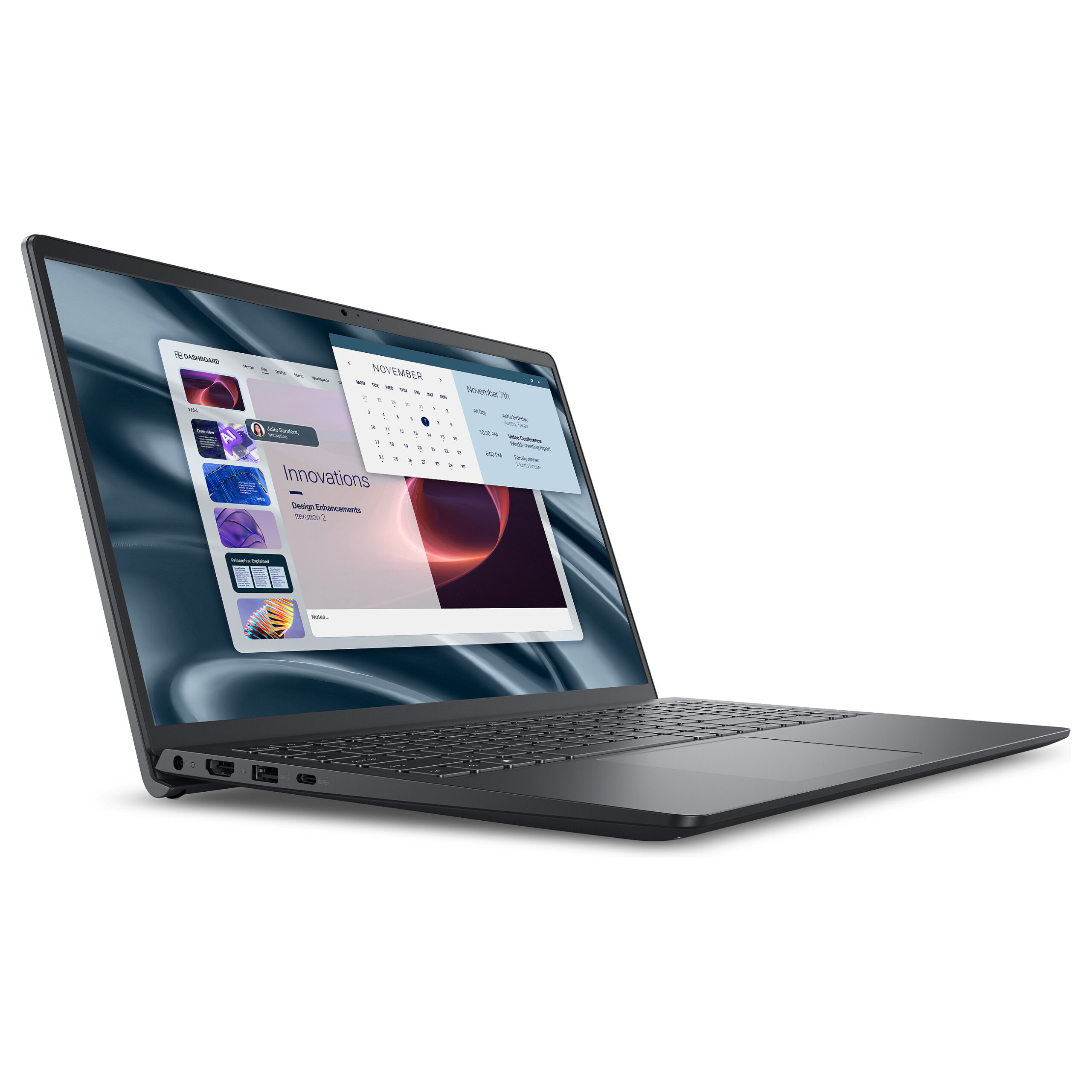 Laptop Dell PRO 15 ESSENTIAL PV15255 / Ryzen 3 7320U / 8GB LPDDR5 / 512GB / 15.6" Full HD IPS / Radeon 610M / DE - Zezë - Figura 3