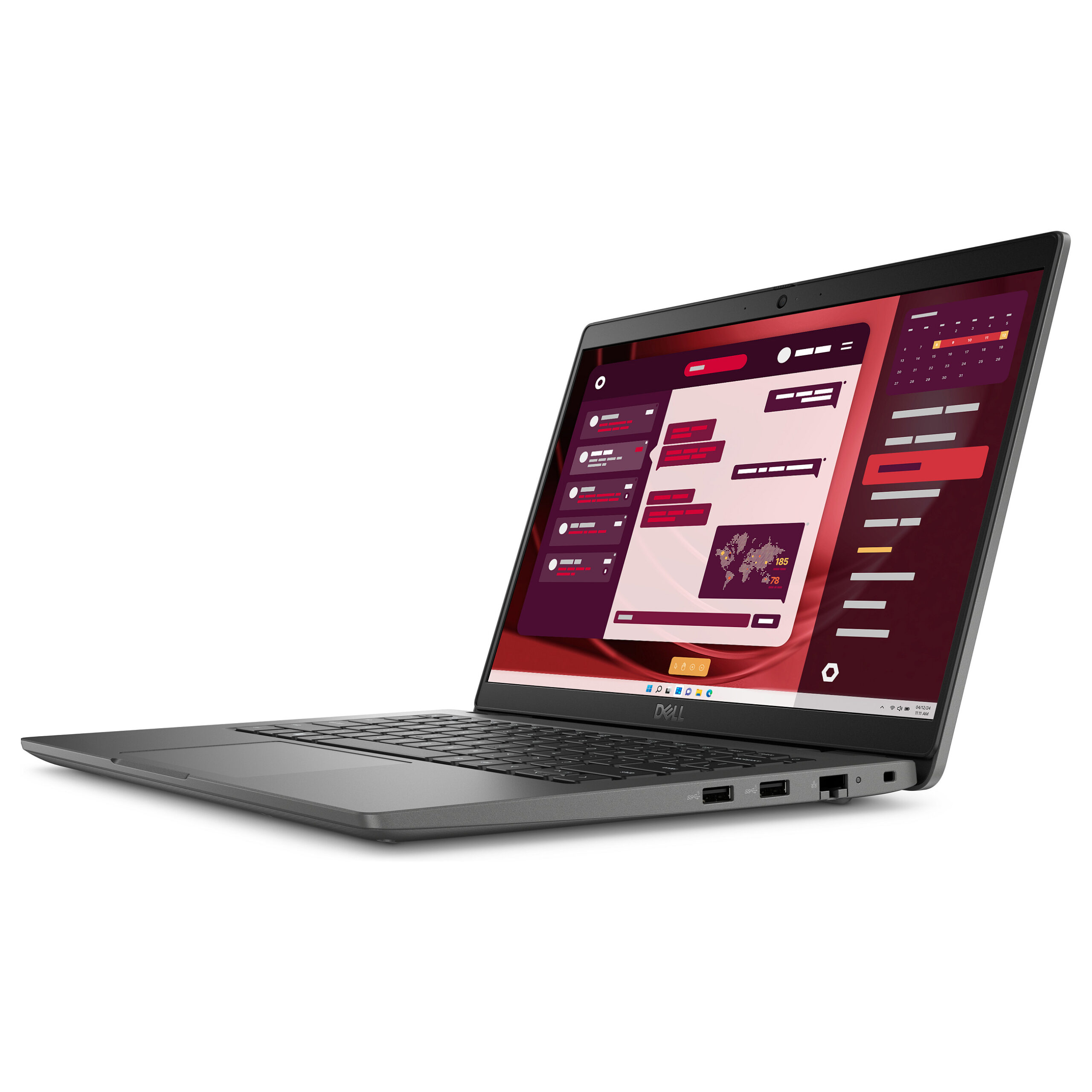 Laptop Dell Latitude 3450 i5 1345U / 16GB DDR5 / 512GB / 14" Full HD IPS / Intel Iris Xe / DE - Gri - Figura 3