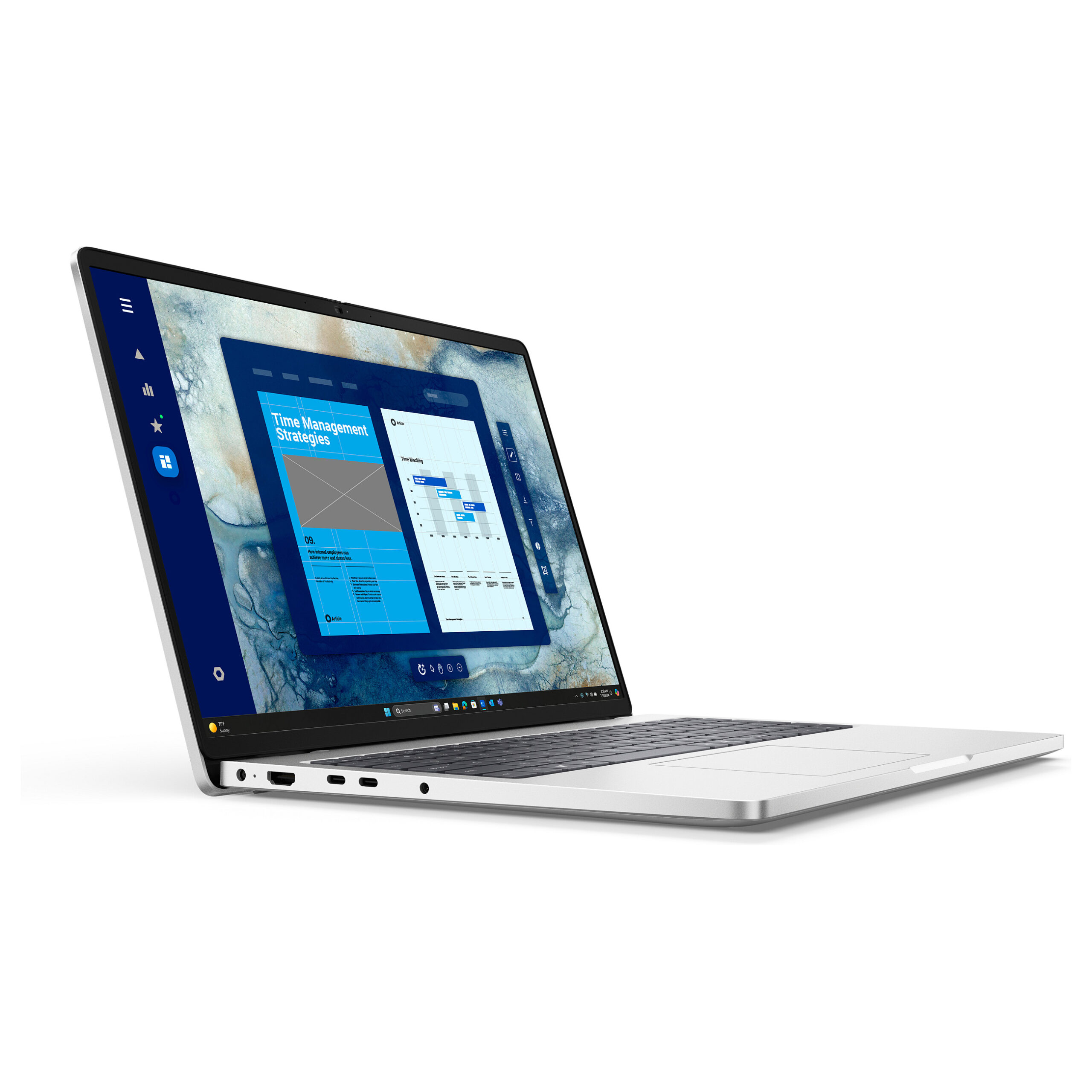 Laptop Dell Pro 16 PC16250 / Ultra 5 235U / 32GB DDR5 / 512GB / 16" Full HD+ IPS 60Hz / Intel Graphics / DE - Platinum - Figura 2