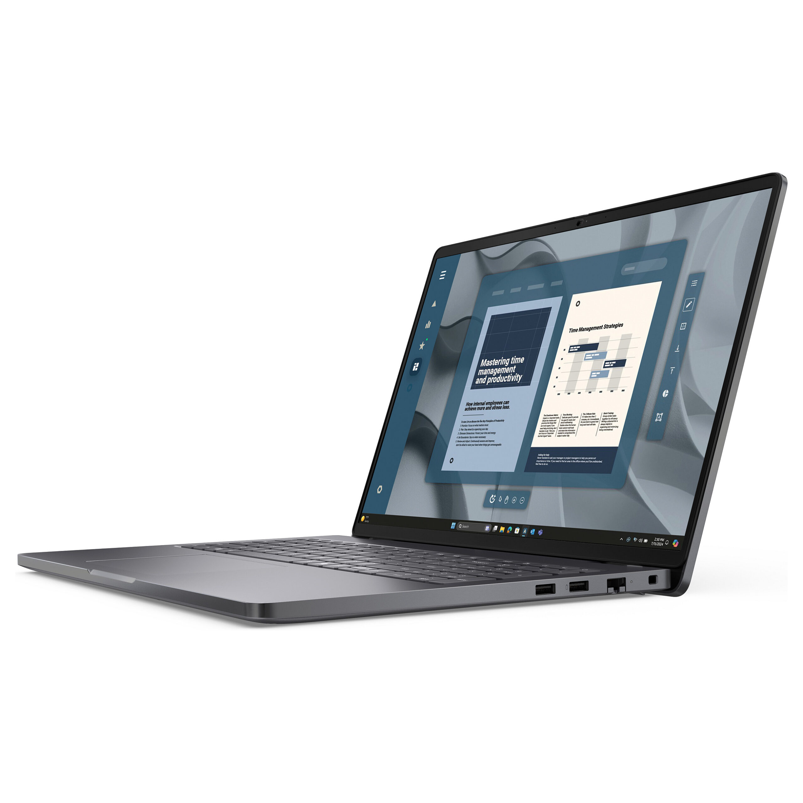 Laptop Dell Pro 16 PC16255 / RYZ5 Pro 215 / 16GB DDR5 / 512GB / 16" Full HD+ IPS AG 60Hz / AMD Radeon 740M / DE - Zezë - Figura 3