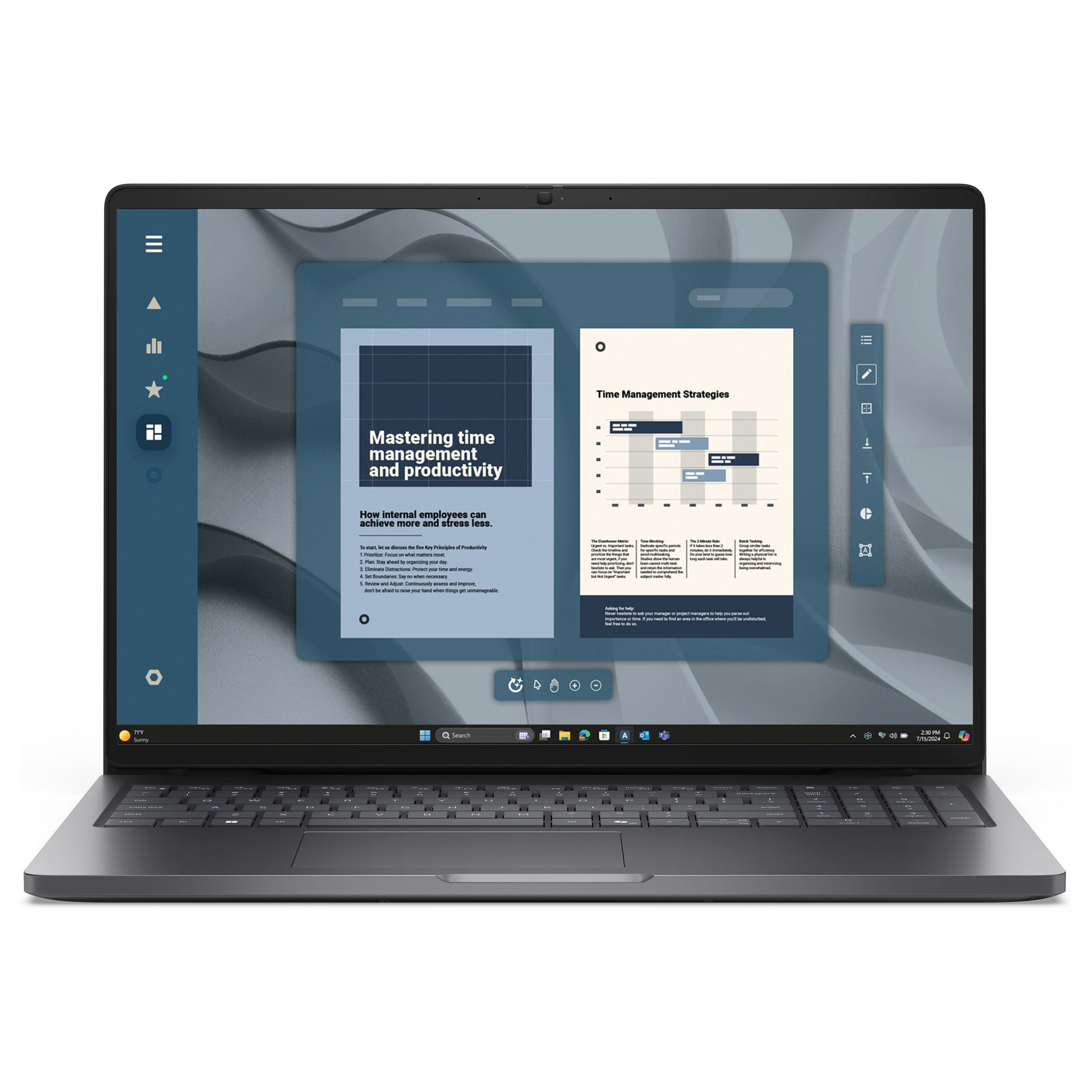 Laptop Dell Pro 16 PC16255 / Ryzen 5 220 / 16GB DDR5 / 512GB / 16" Full HD+ IPS 60Hz / AMD Radeon 740M / DE - Zezë