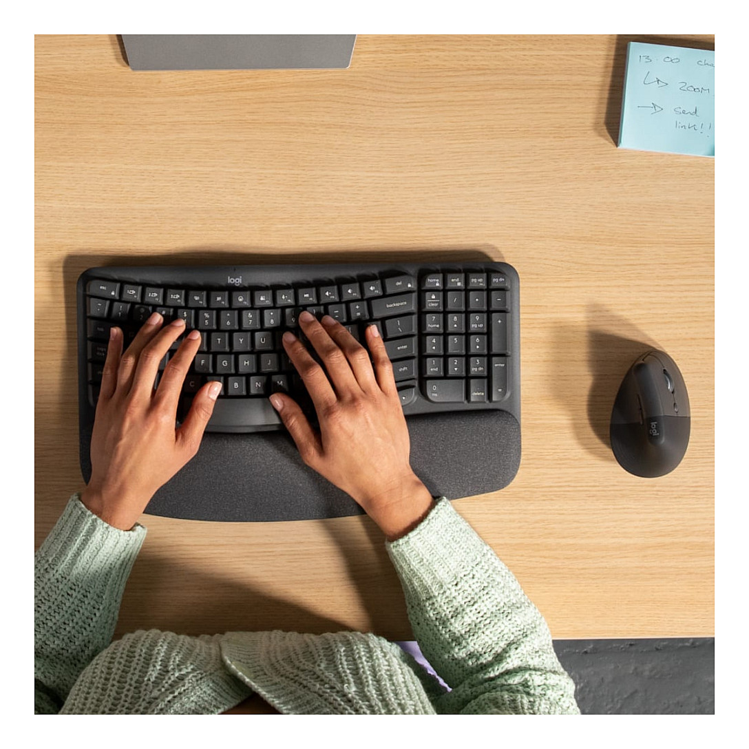 Combo (Tastierë&Maus) Logitech Wave Keys+Lift Wireless / QWERTZ - Grafit - Figura 3