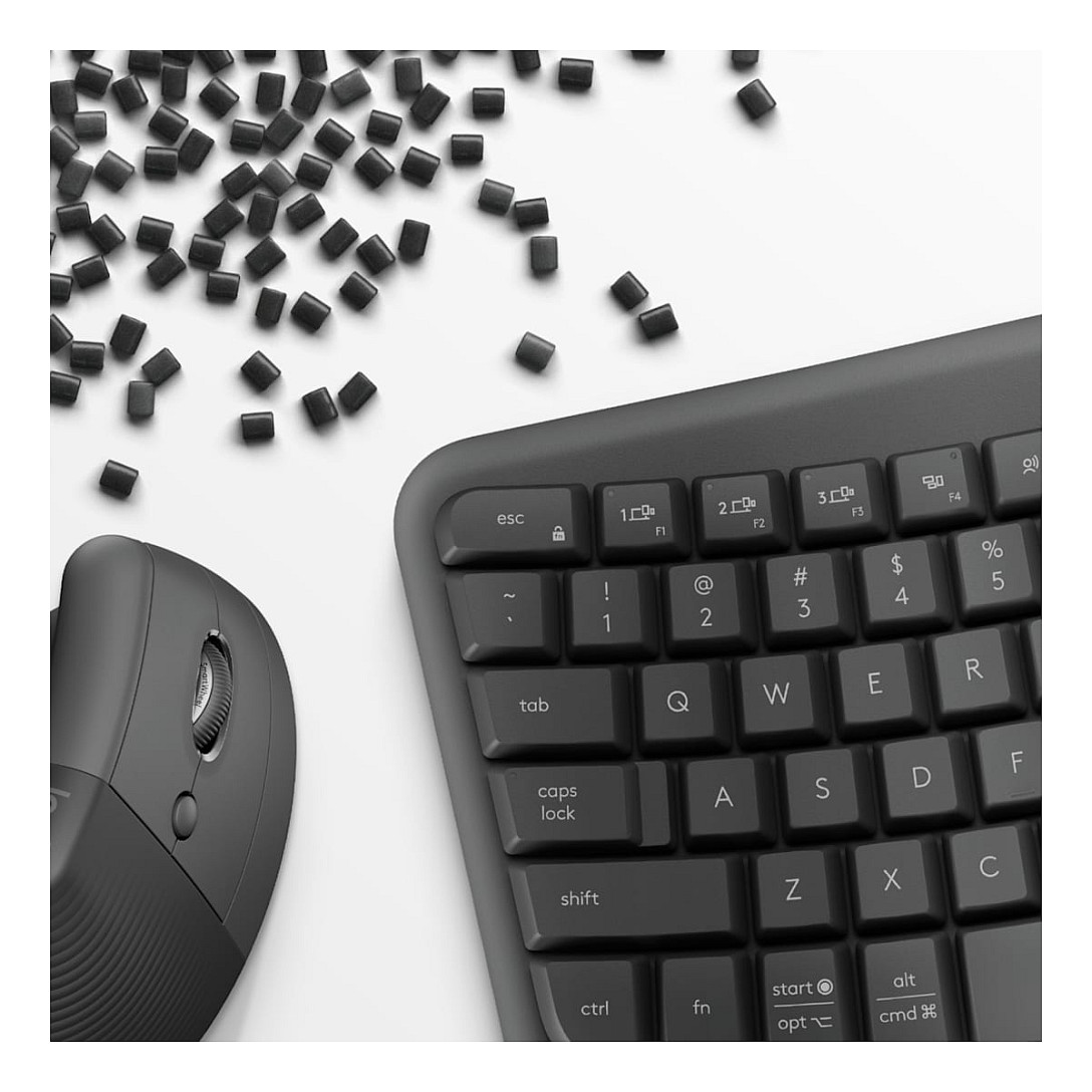 Combo (Tastierë&Maus) Logitech Wave Keys+Lift Wireless / QWERTZ - Grafit - Figura 4
