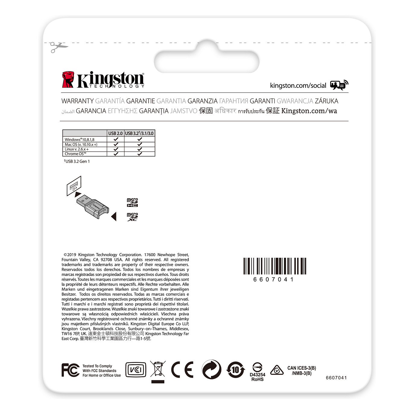 Lexues i Kartelave Kingston MobileLite Plus USB 3.2 / Gen1 për microSD/microSDHC/microSDXC UHS-I/UHS-II - Zezë - Figura 4