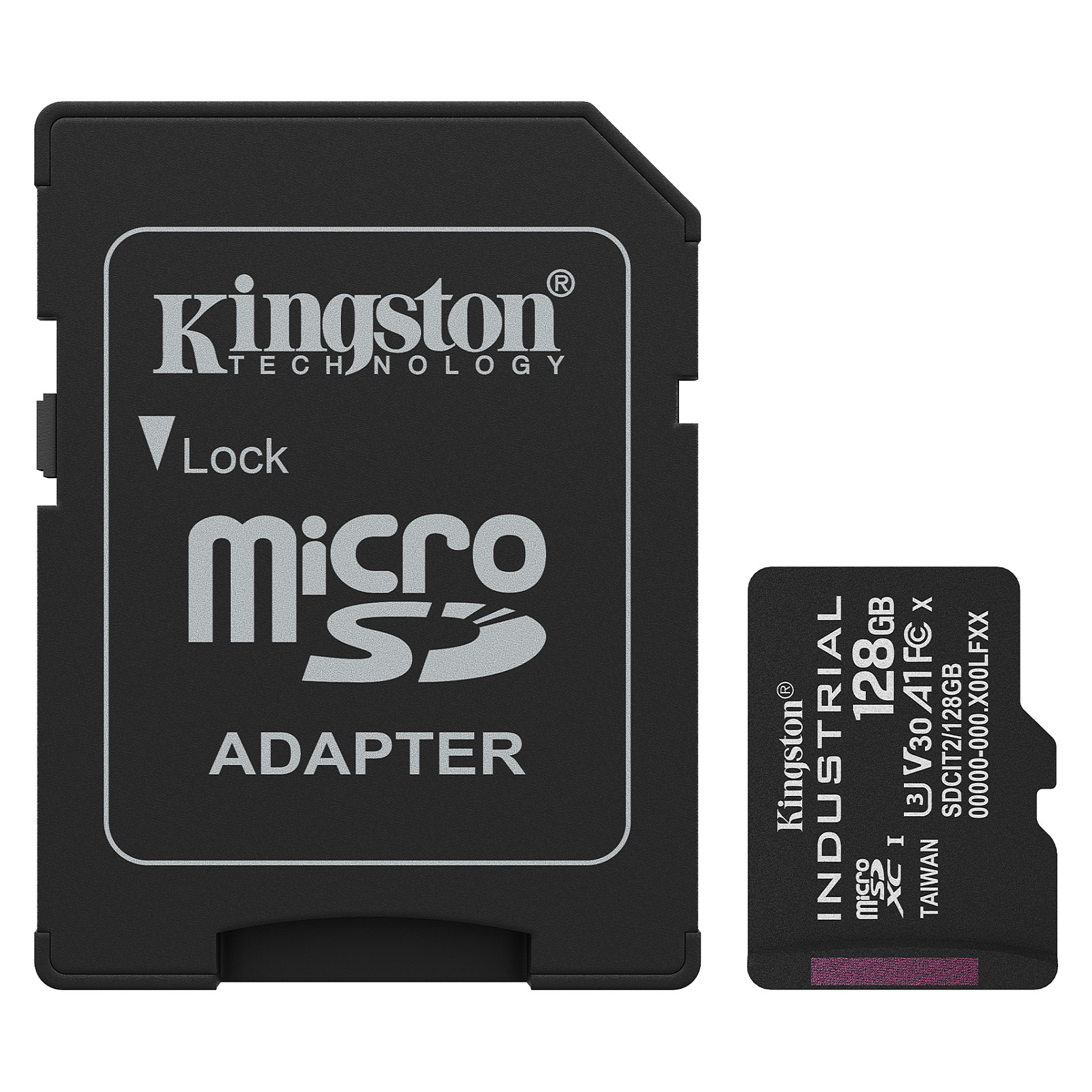 Kartë Memorie SD Kingston microSDHC 128GB Class 10 me Adapter SD