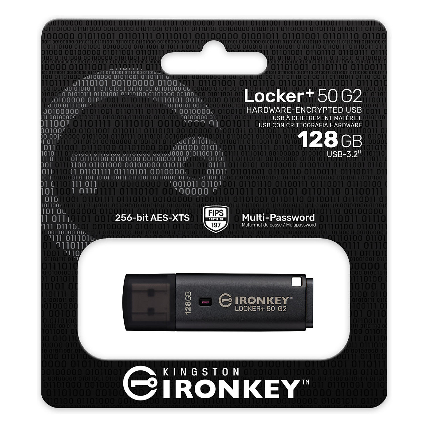 USB Flash Drive Stick 128GB Kingston IronKey Locker Plus 50 G2 - Figura 4