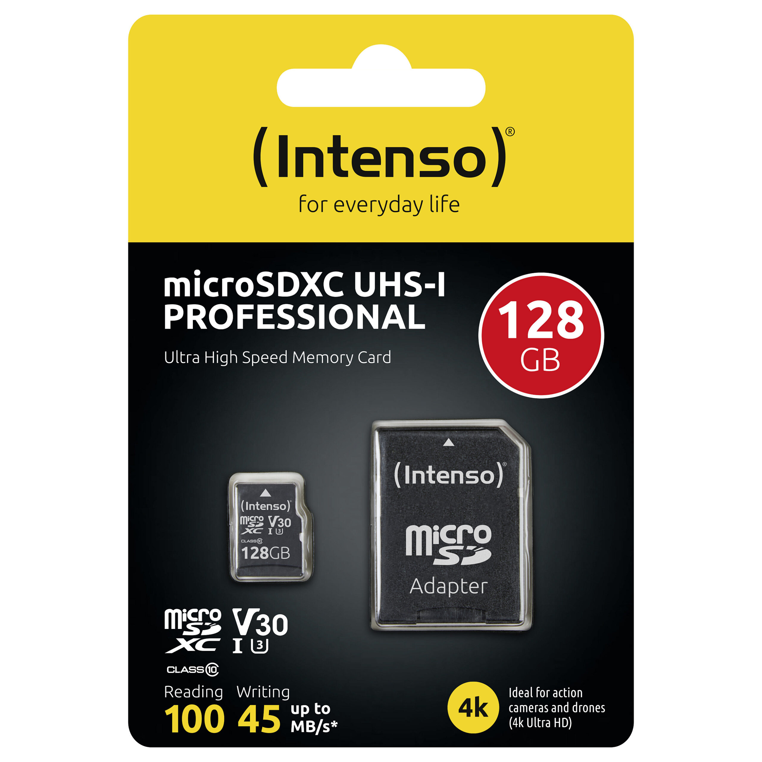 Kartë Memorie SD Intenso Professional microSDXC 128GB me Adapter SD - Figura 2