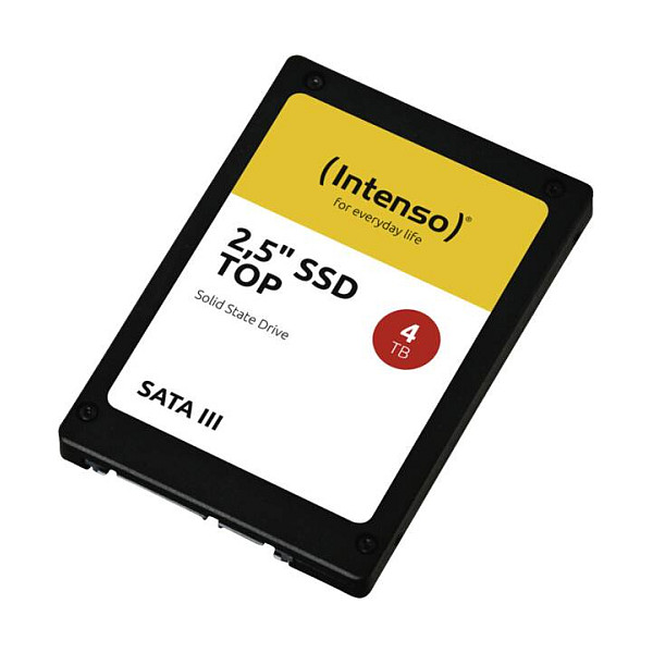 SSD të Brendshëm Intenso Top / 4 TB / 2.5″ / SATA 6 Gb/s - Zezë