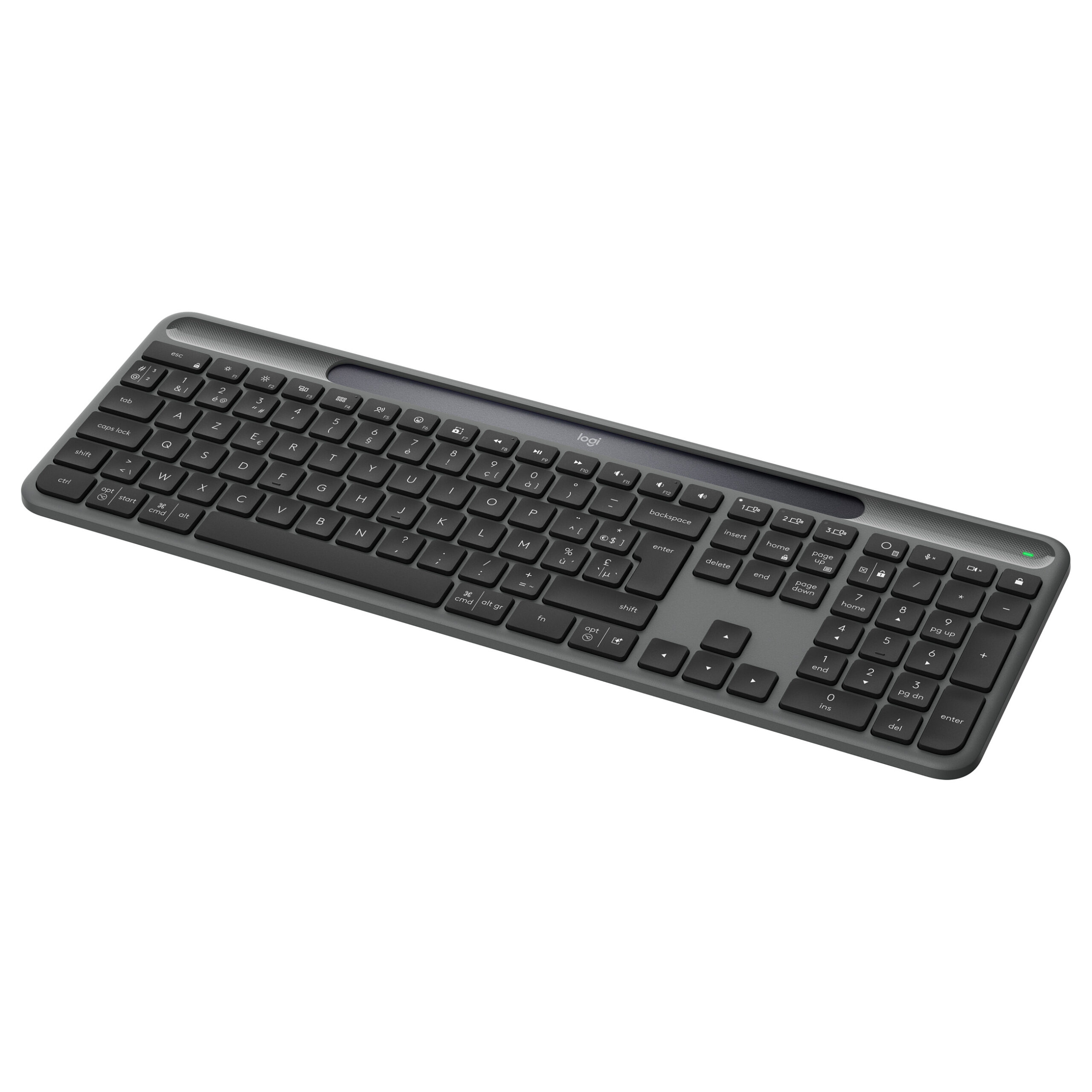 Tastierë pa kabllo Logitech Slim Solar+ / AZERTY - Grafit - Figura 3