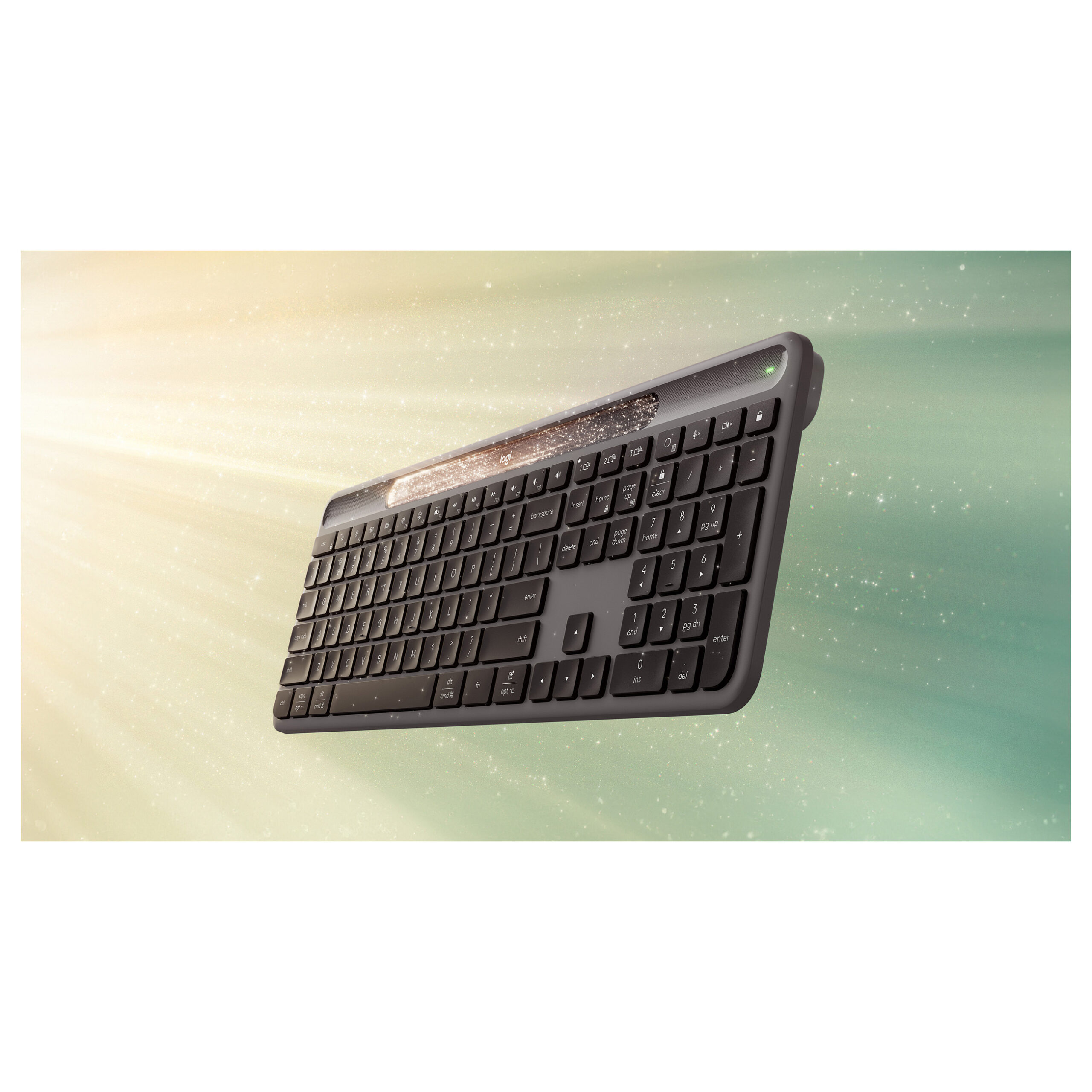 Tastierë pa kabllo Logitech Slim Solar+ / AZERTY - Grafit - Figura 5