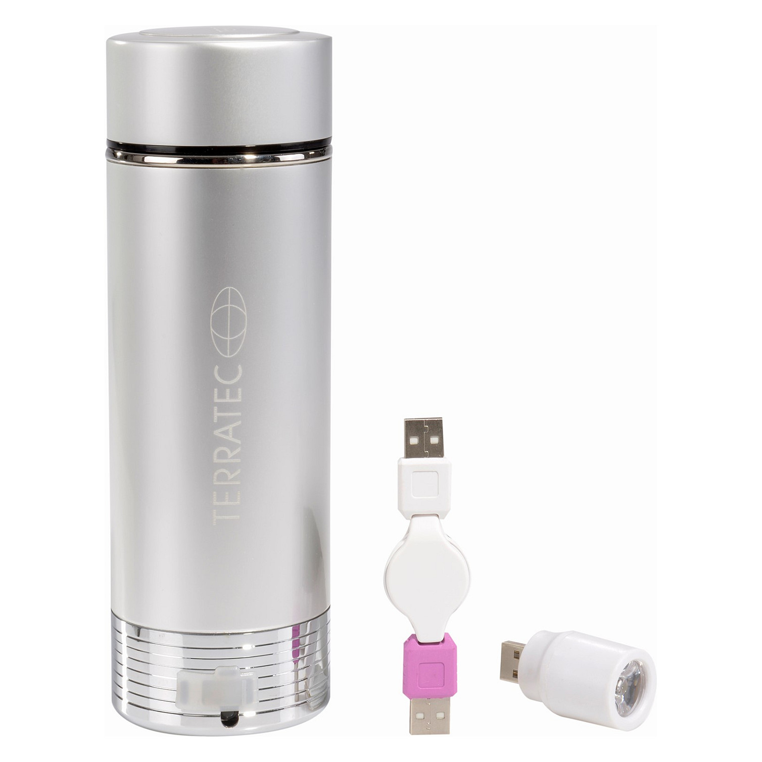 Powerbank Terratec HotPot 1200 / 1200mAh - Argjend - Figura 3