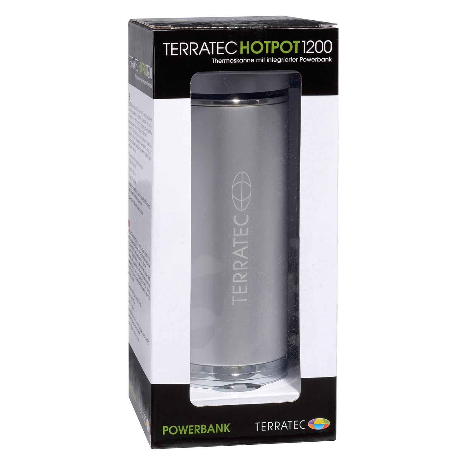 Powerbank Terratec HotPot 1200 / 1200mAh - Argjend - Figura 4