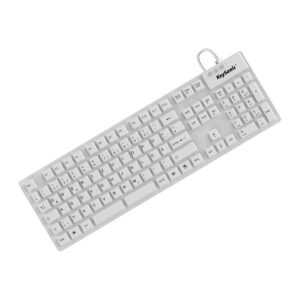 Tastierë me kabllo KeySonic KSK-8030 IN IP68 / QWERTZ - Bardhë